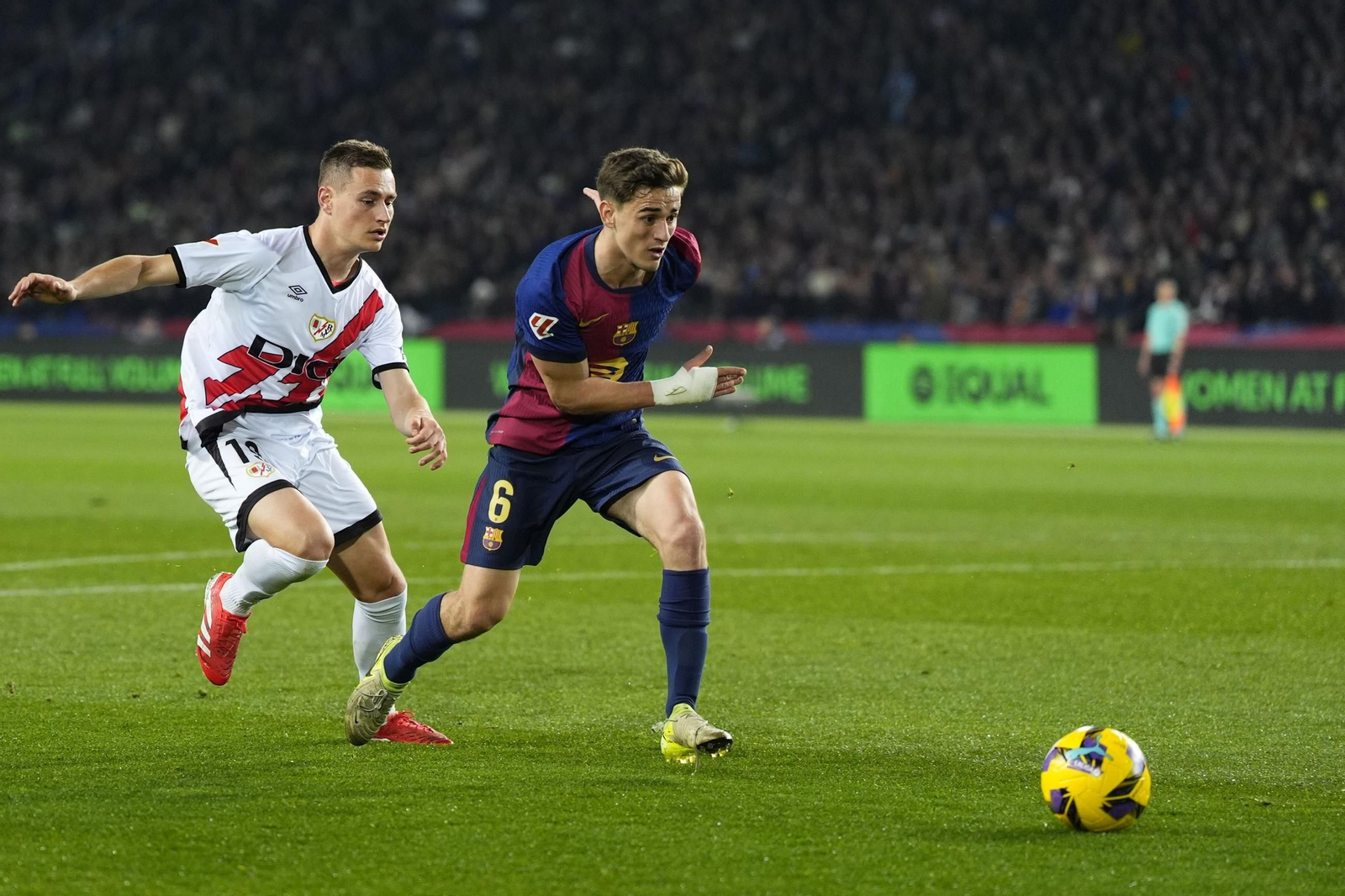 Las fotos del polémico Barcelona - Rayo Vallecano
