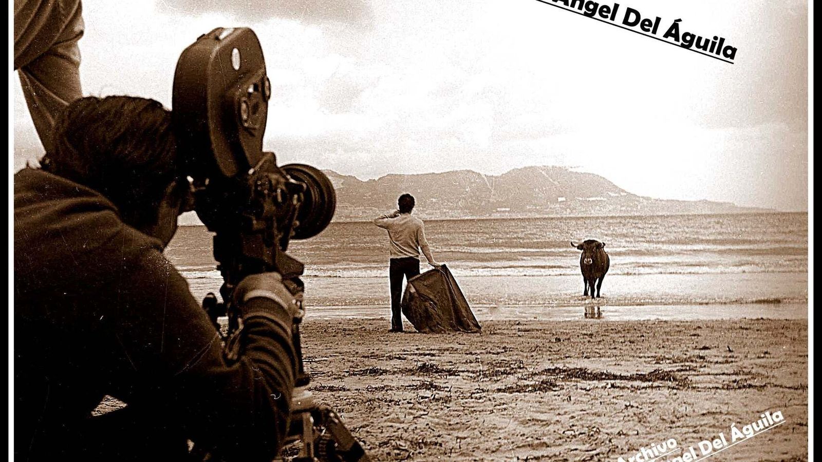 Fotografía de Miguel Ángel del Águila sobre el rodaje de 'El Relicario' en El Rinconcillo.