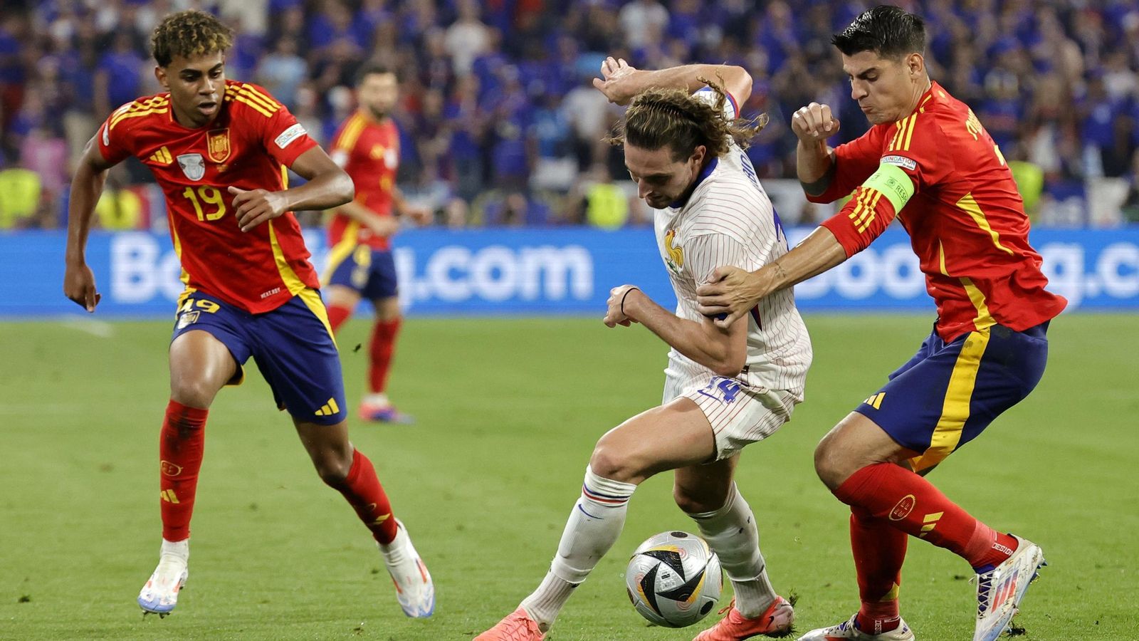 Las mejores imágenes del España - Francia