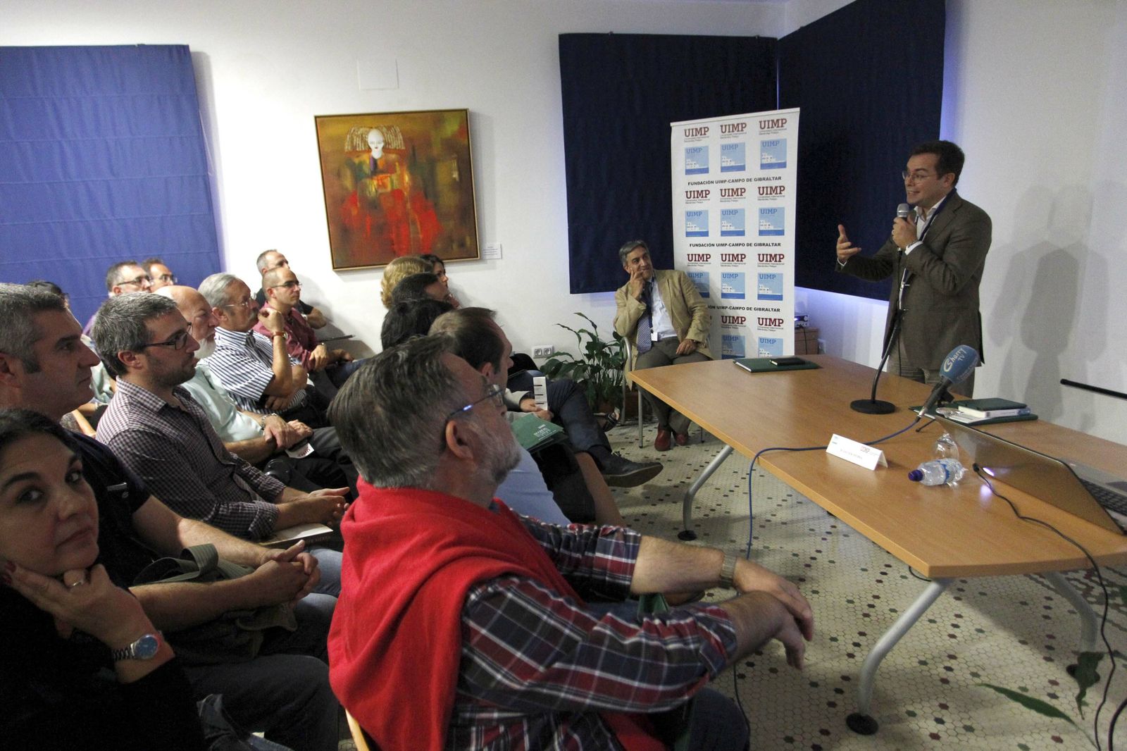 El escritor Javier Sierra durante las jornadas del año 2016.