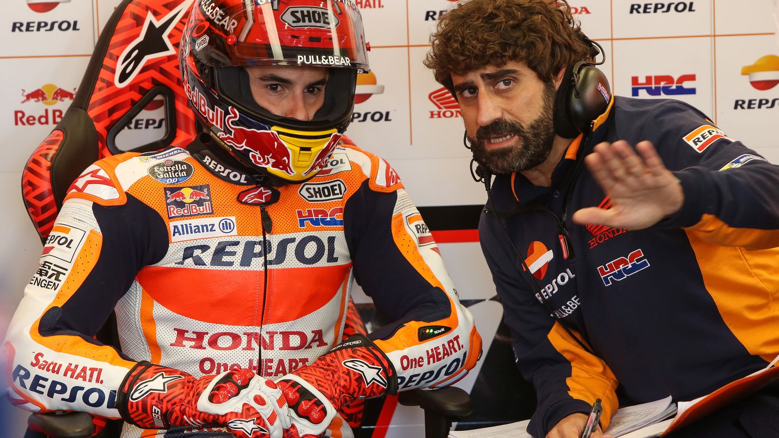 Santi Hernández, jefe técnico de Marc Márquez.
