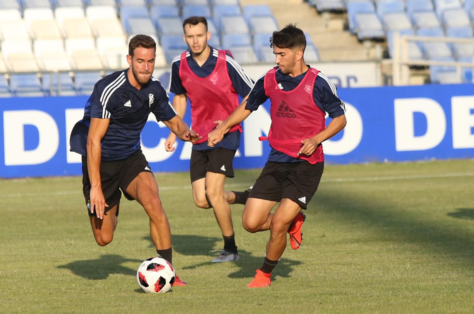Primer entrenamiento del Recre en imágenes