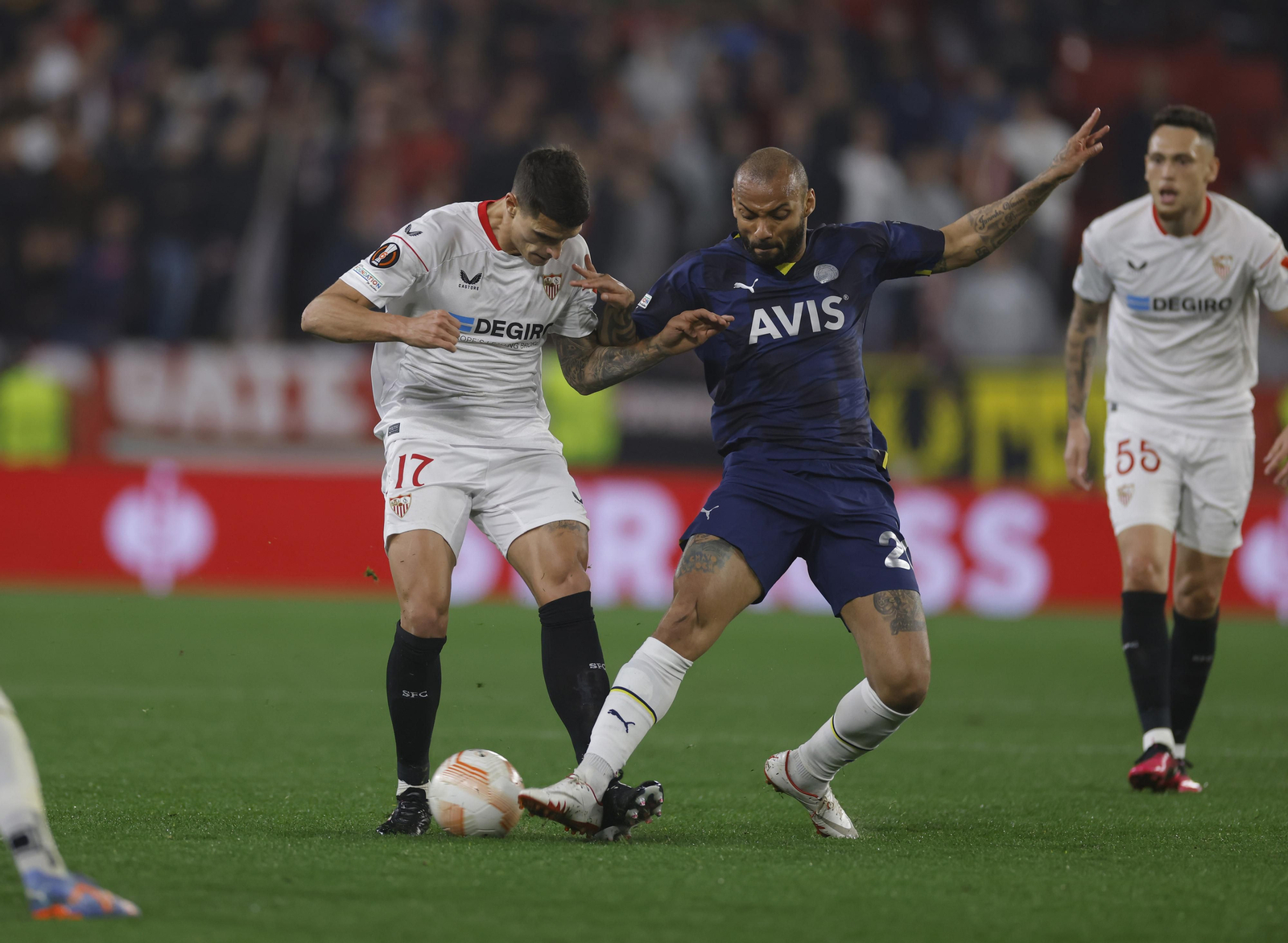 Las imágenes del Sevilla - Fenerbahçe