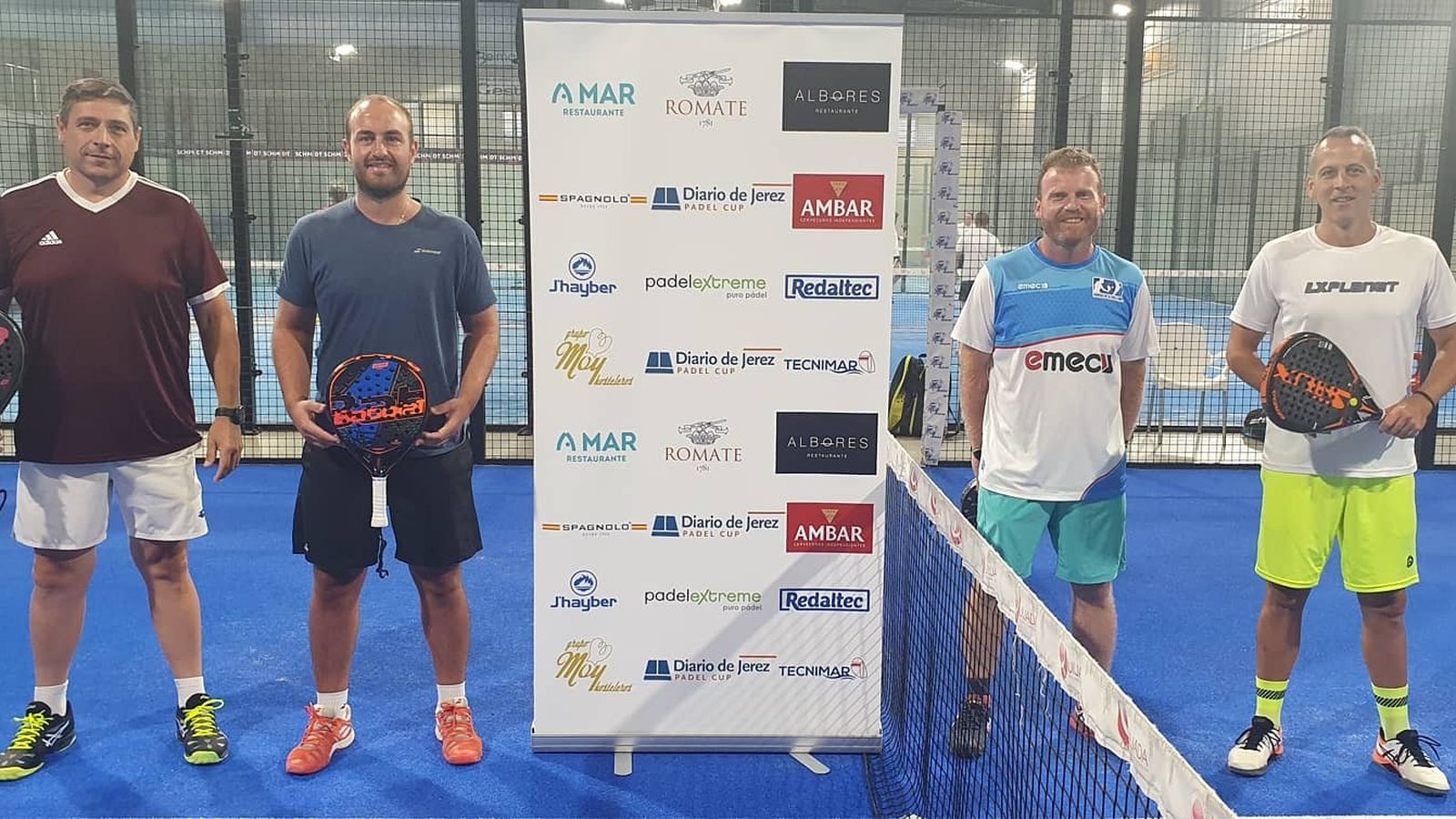 Antonio Sierra, Estani Díez vs. Manuel Ruiz, Joaquín Arias.