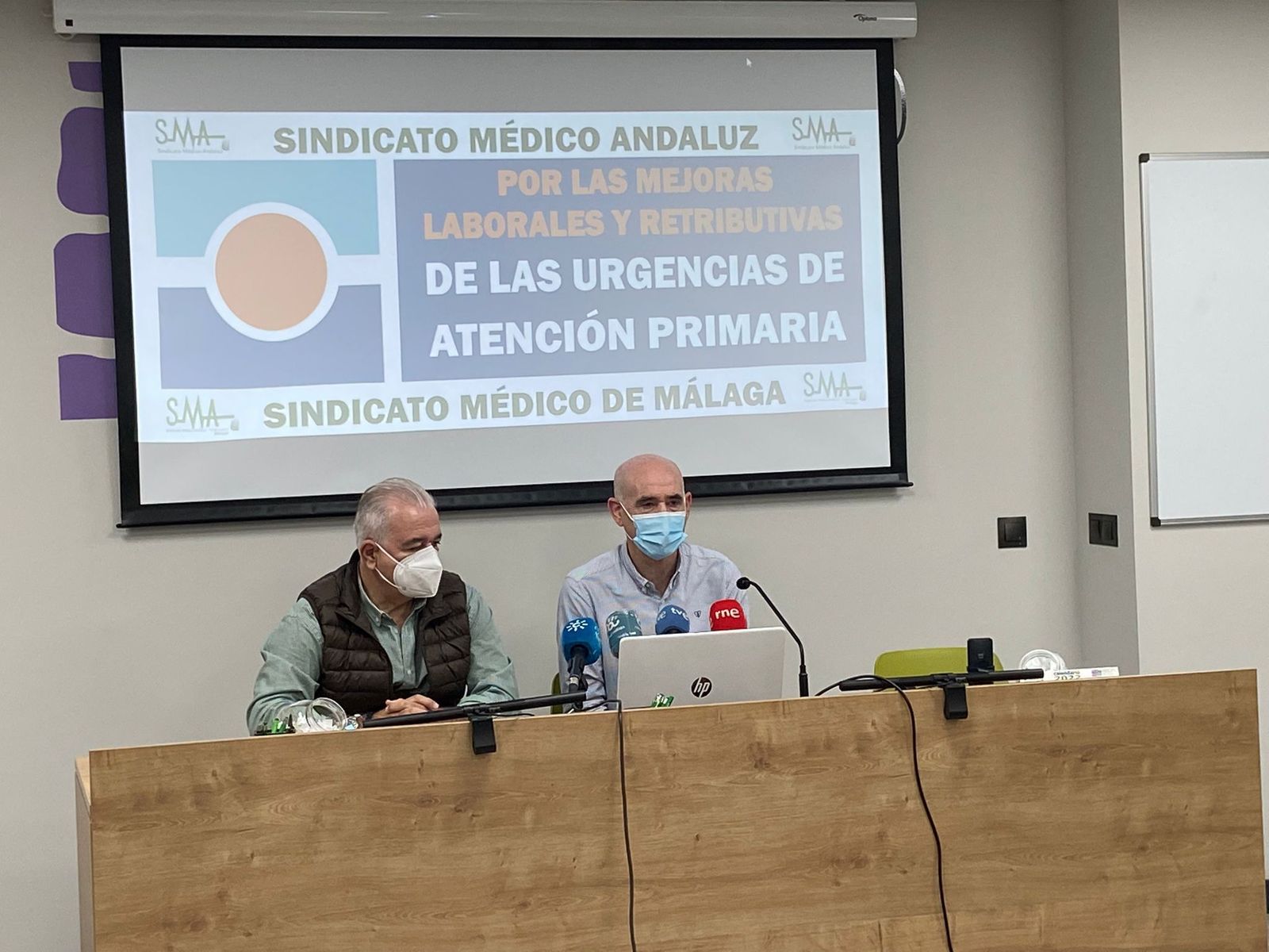 Antonio Martín (izquierda) y José Antonio Becerra.