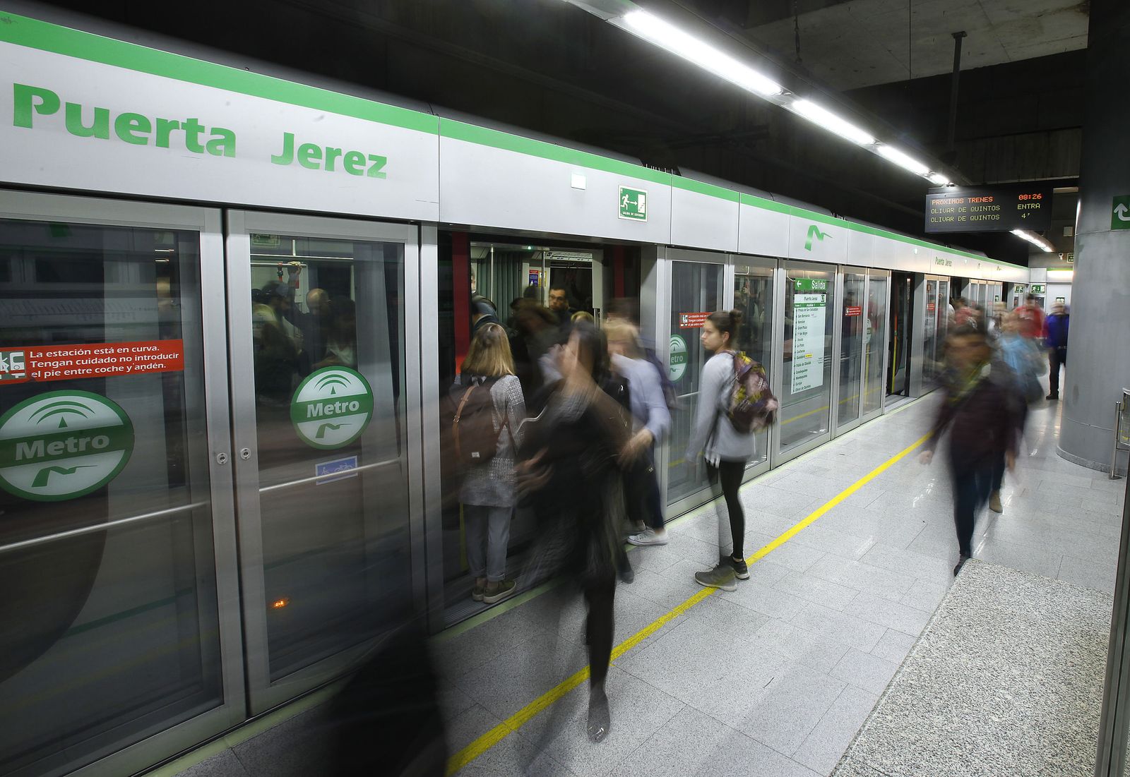 Estación de Metro de Puerta de Jerez.