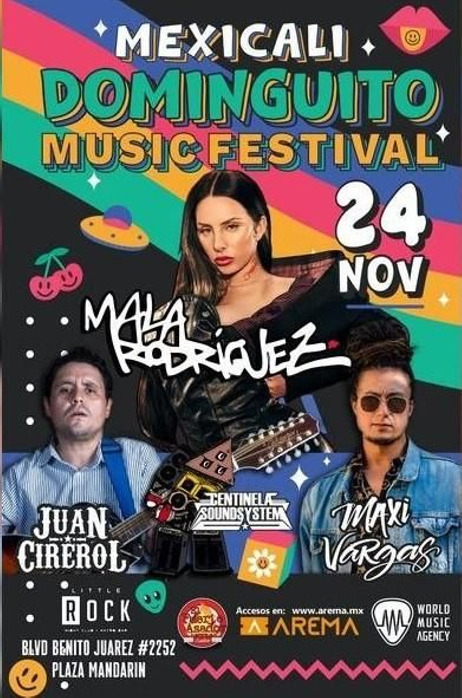 Cartel del Festival Mexicali Dominguito Music Festival Cartel del Festival Mexicali Dominguito Music Festival