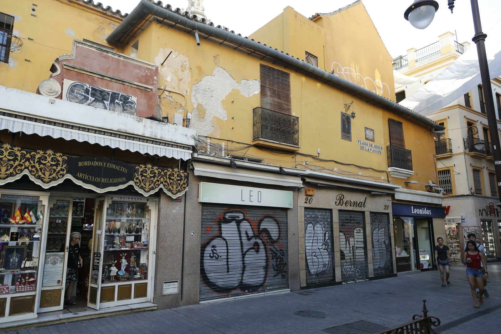 Fachada de la casa rectoral del Salvador que será objeto de la intervención.