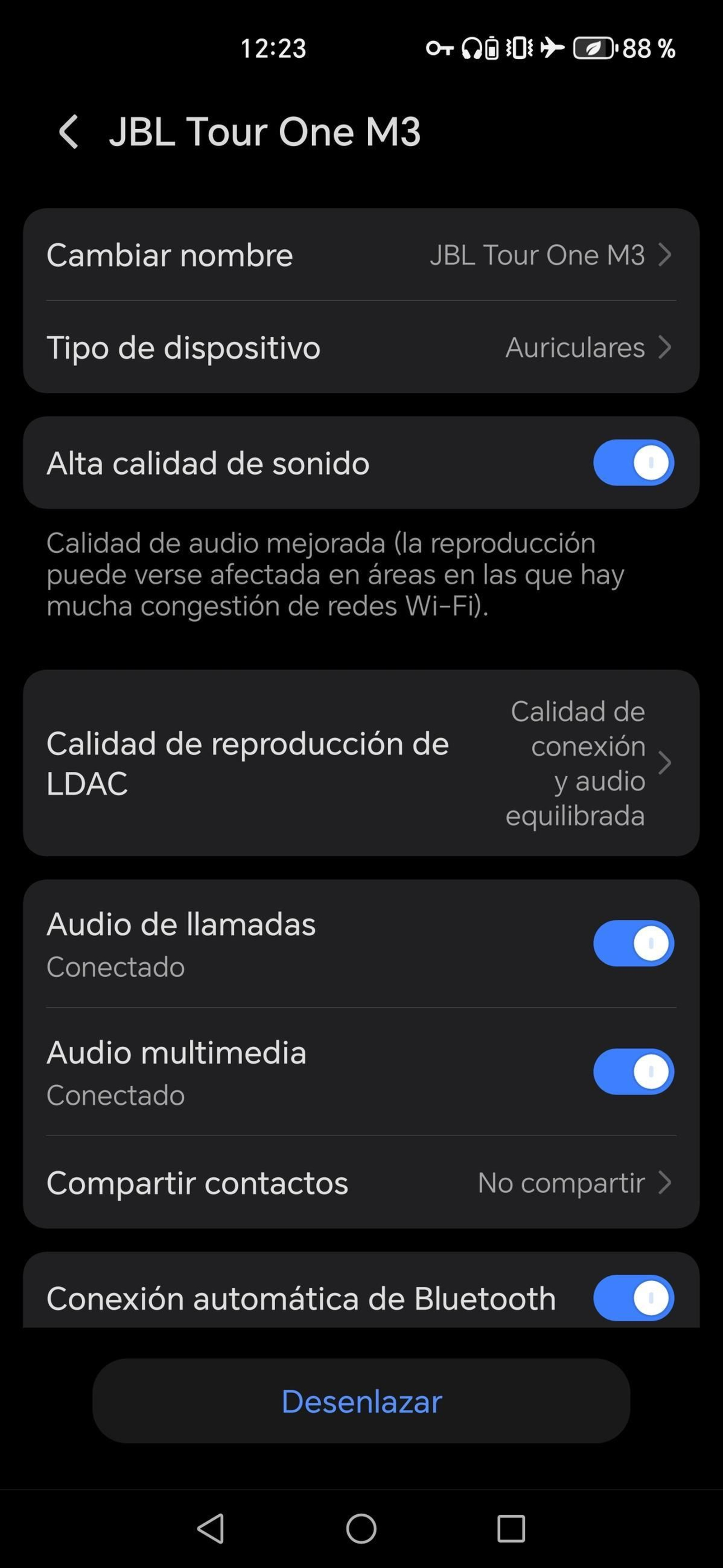 Auriculares JBL Tour One M3 - App JBL Headphones