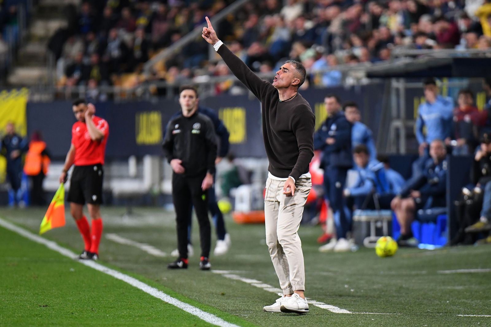 Garitano estuvo arriba del todo en su etapa en el Eibar.