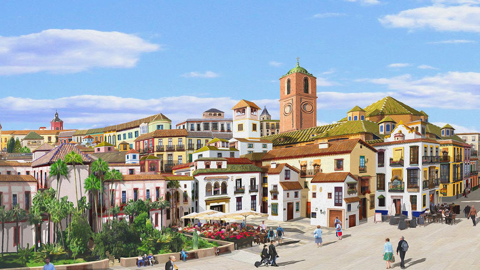 La judería vista desde la calle Alcazabilla.