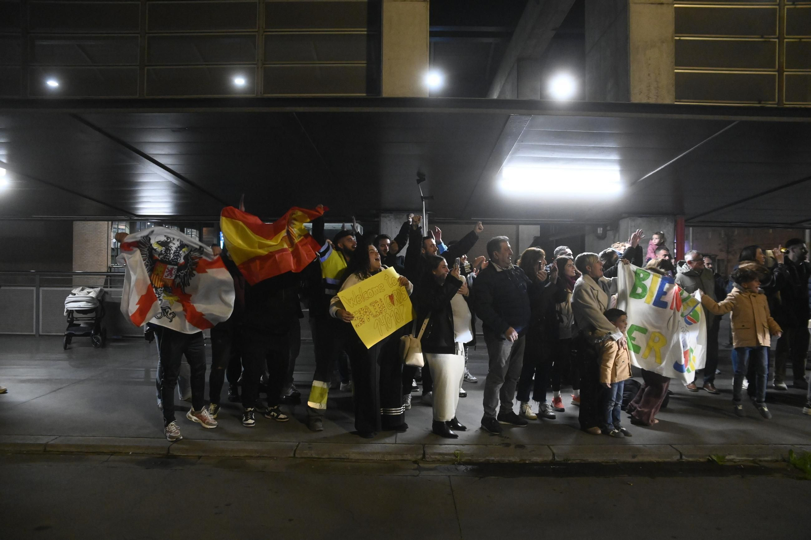 Emoción en la llegada a Córdoba de los soldados de la Brigada de Cerro Muriano desde Letonia