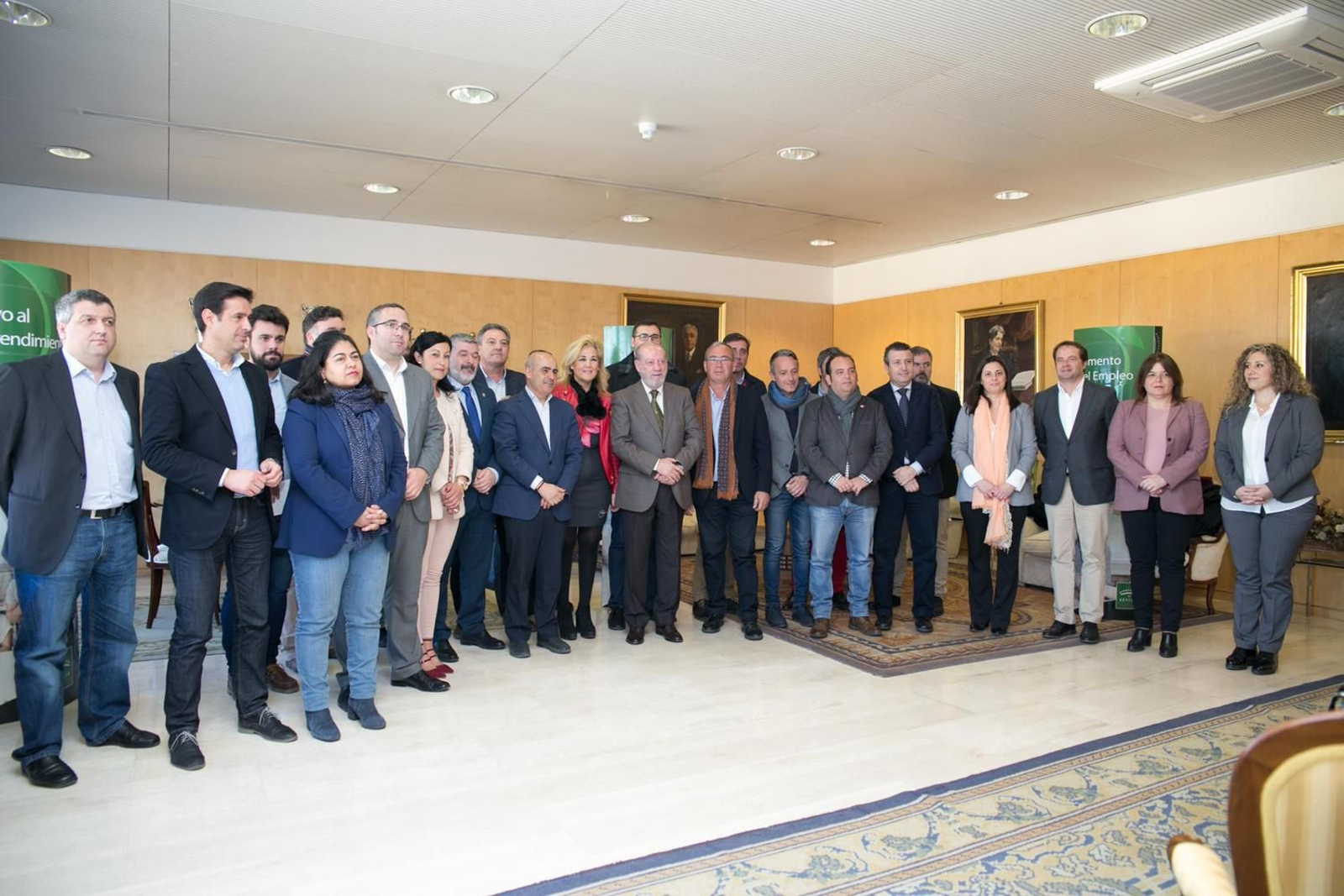 El presidente de la Diputación, ayer en la presentación de la nueva edición del PILES.