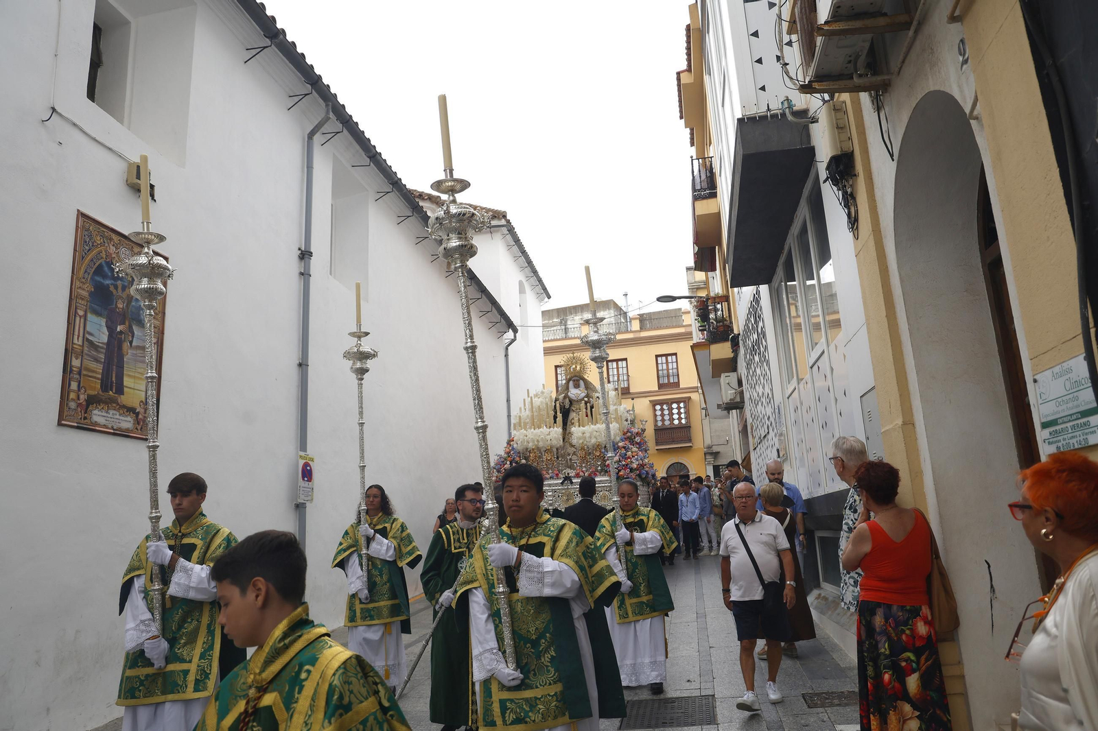Las fotos de la peregrinación extraordinaria de la Esperanza de Algeciras a la iglesia de la Palma