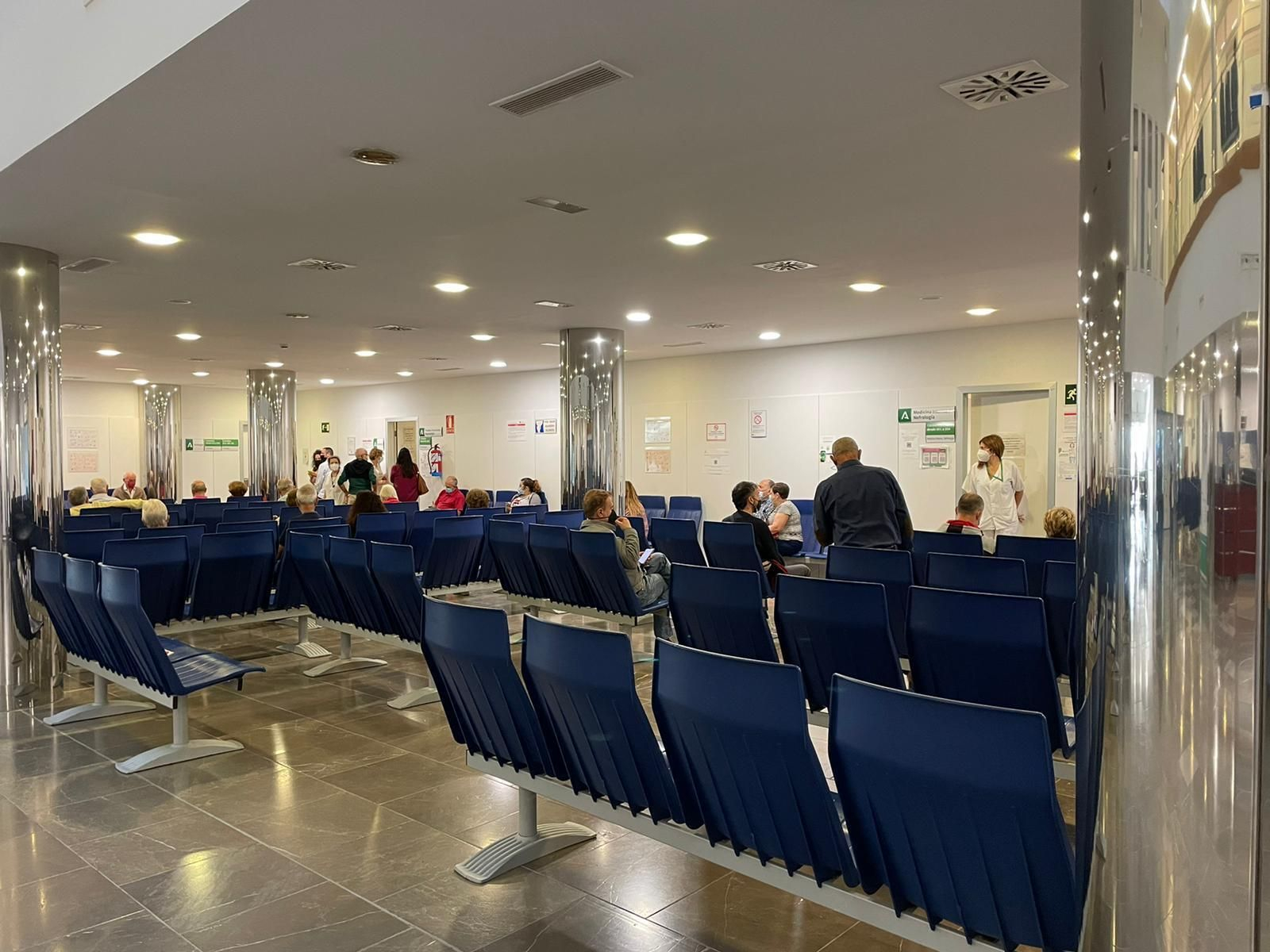 Consultas de un centro sanitario.