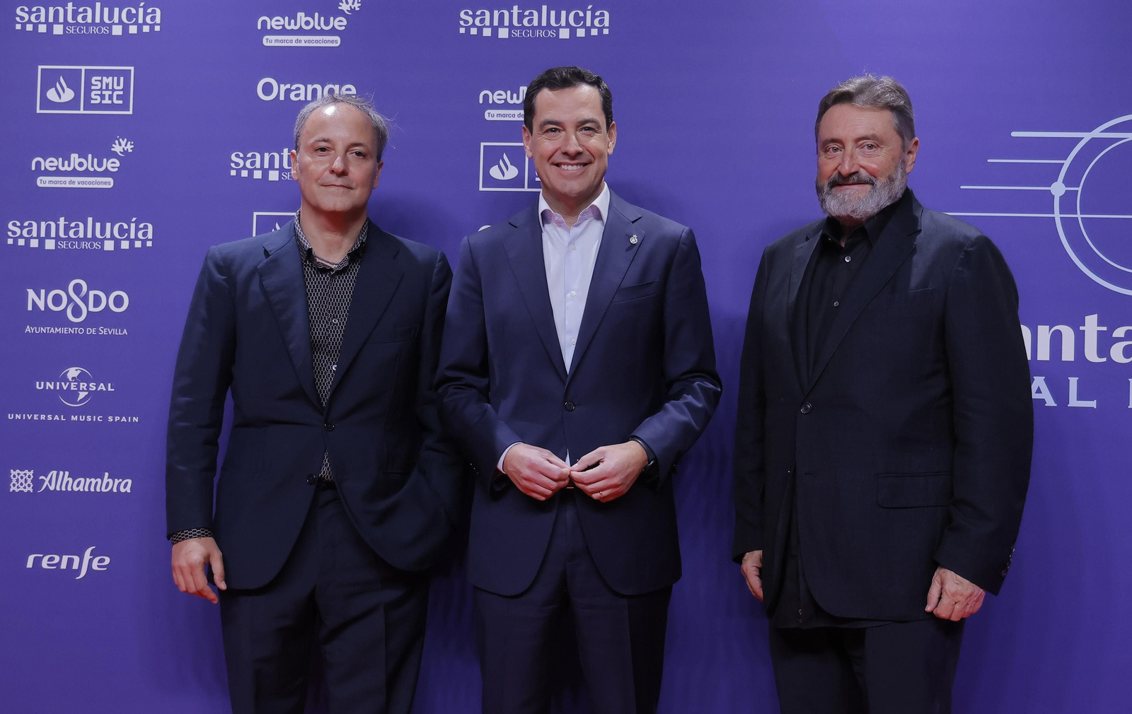 Famosos y artistas en la alfombra roja de la gala del flamenco en los 'Santalucía Universal Music Week'