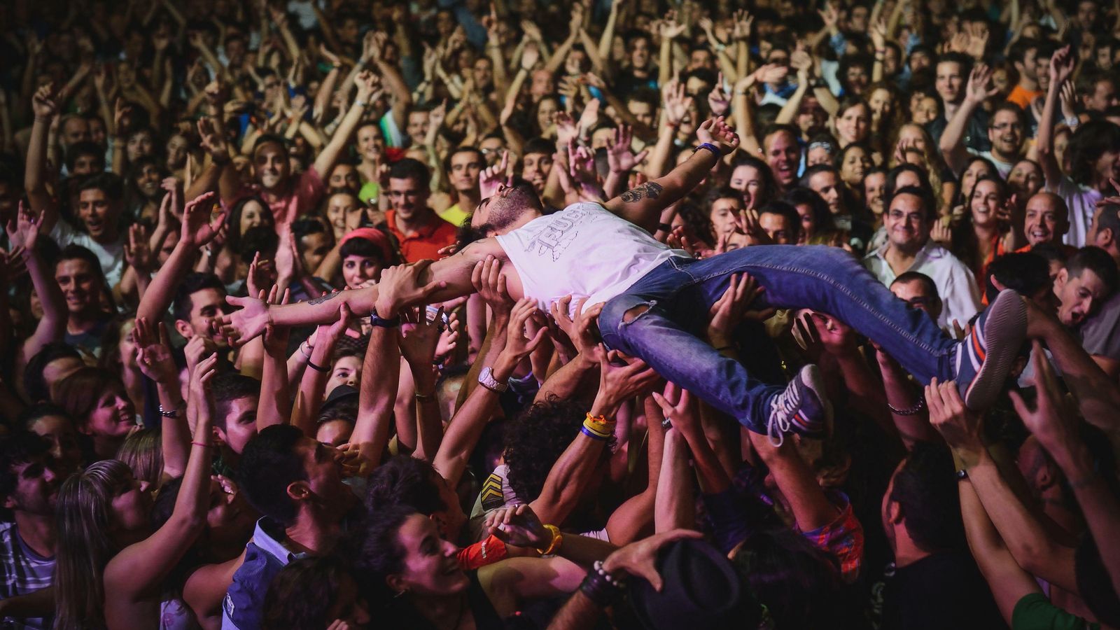 Fotografía de Grimaldi de Canijo de Jerez en el Zaidin Rock de Granada.