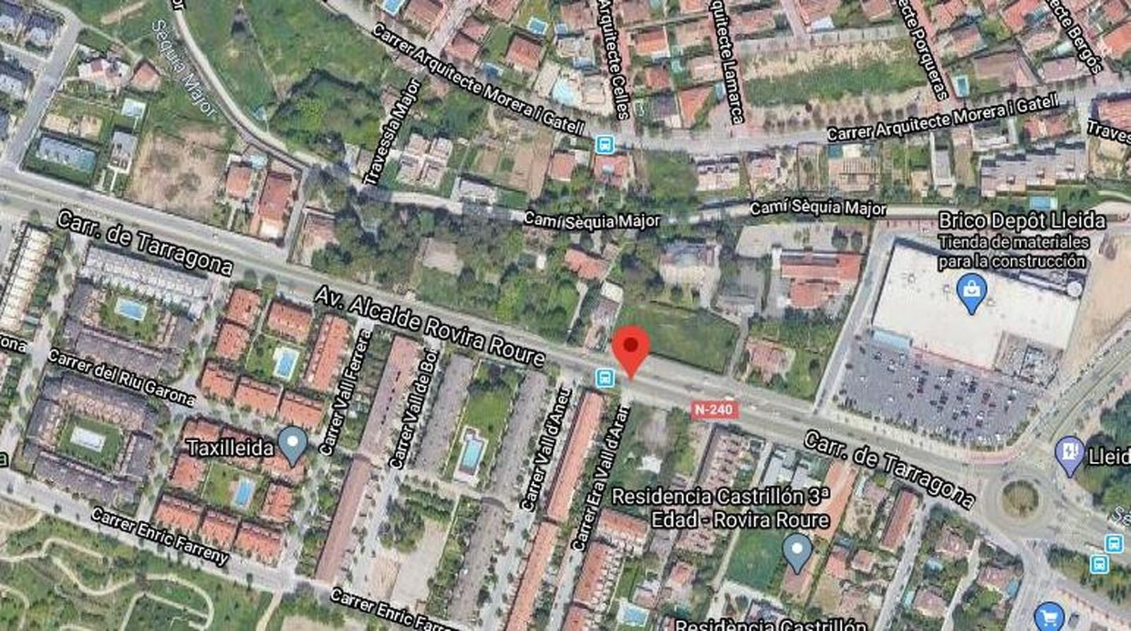 Calle Rovira Roure, donde ha ocurrido el suceso