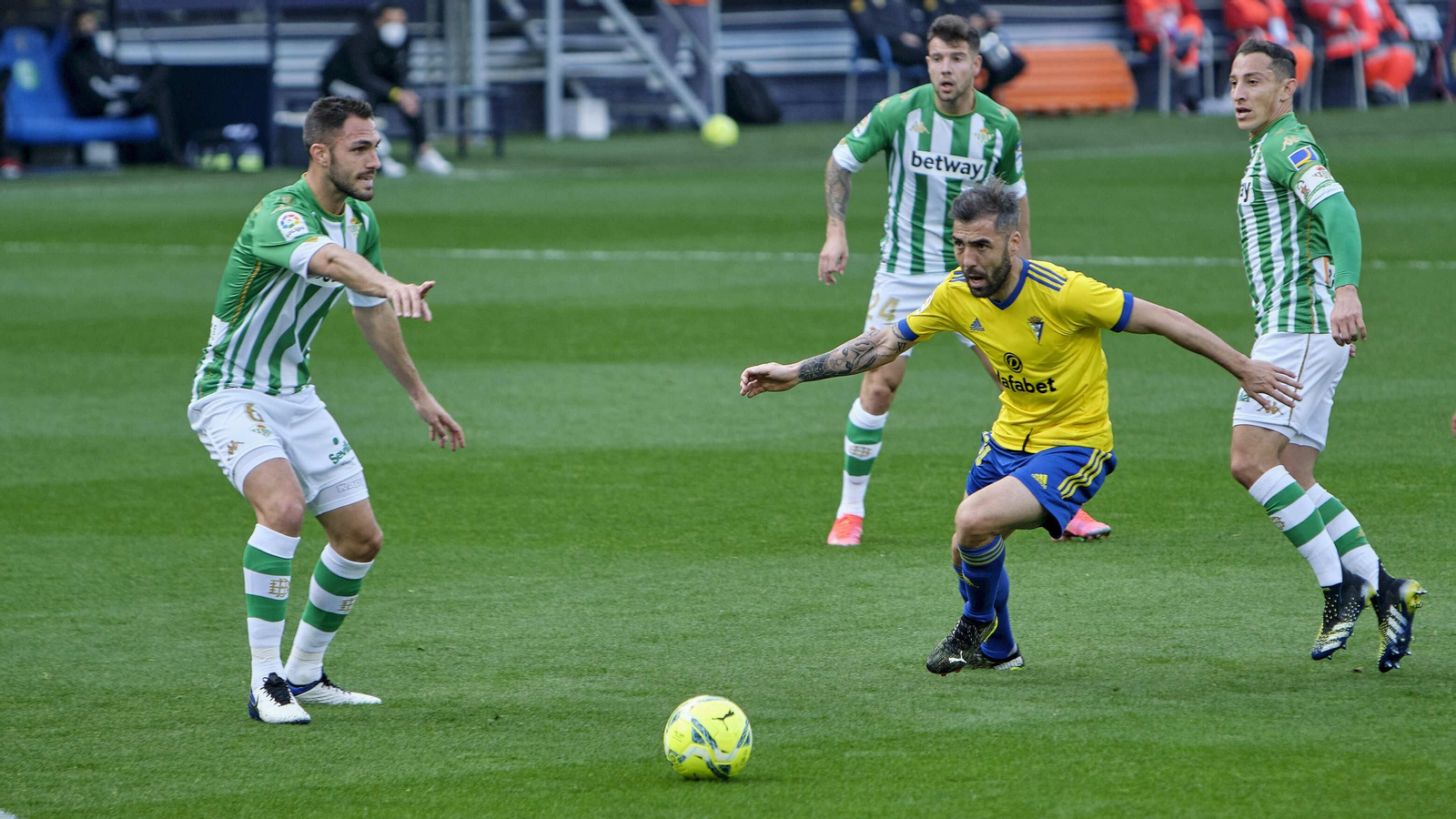 Partido Cádiz CF - Real Betis. Partido Cádiz CF - Real Betis.