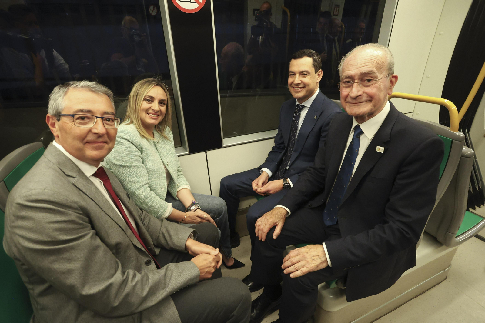 Las fotos de la inauguración del Metro al centro de Málaga
