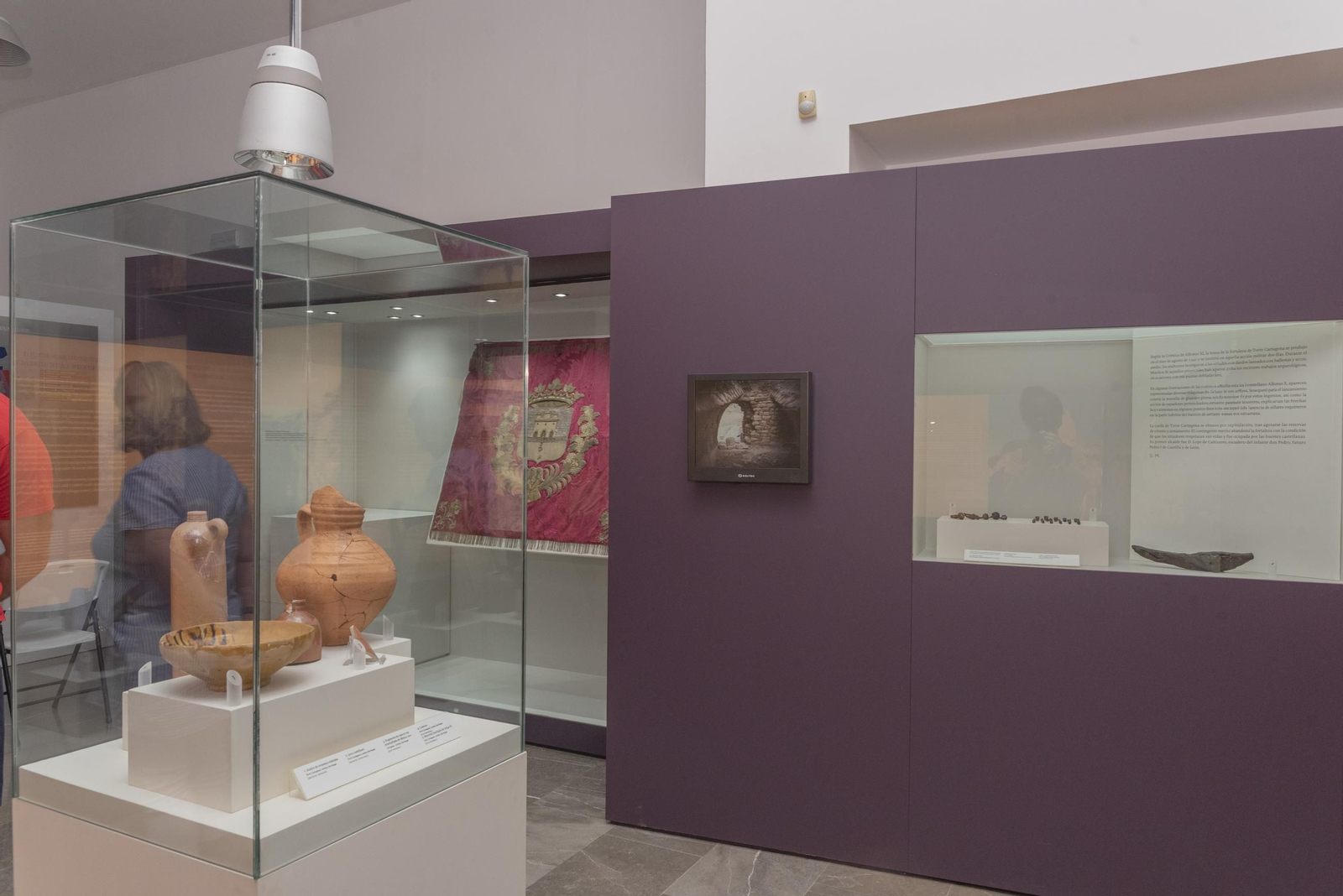 Fotos de la exposición permanente de Carteia en el Museo Municipal de San Roque