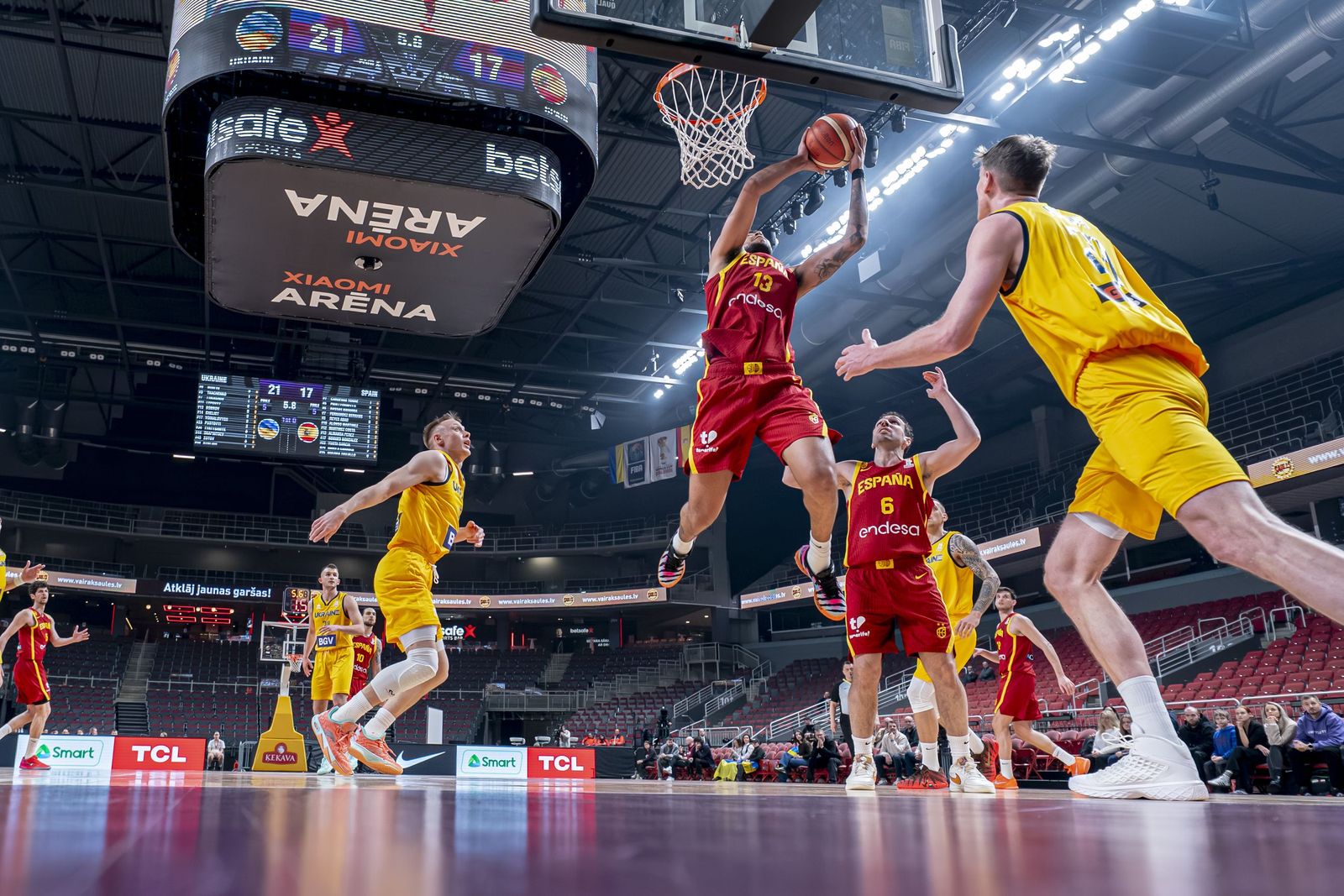 Las mejores fotos del Ucrania-España de baloncesto