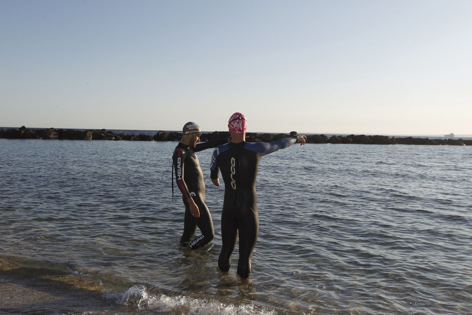 Galería gráfica entrenamiento paratriatleta Jairo Ruiz. Almería