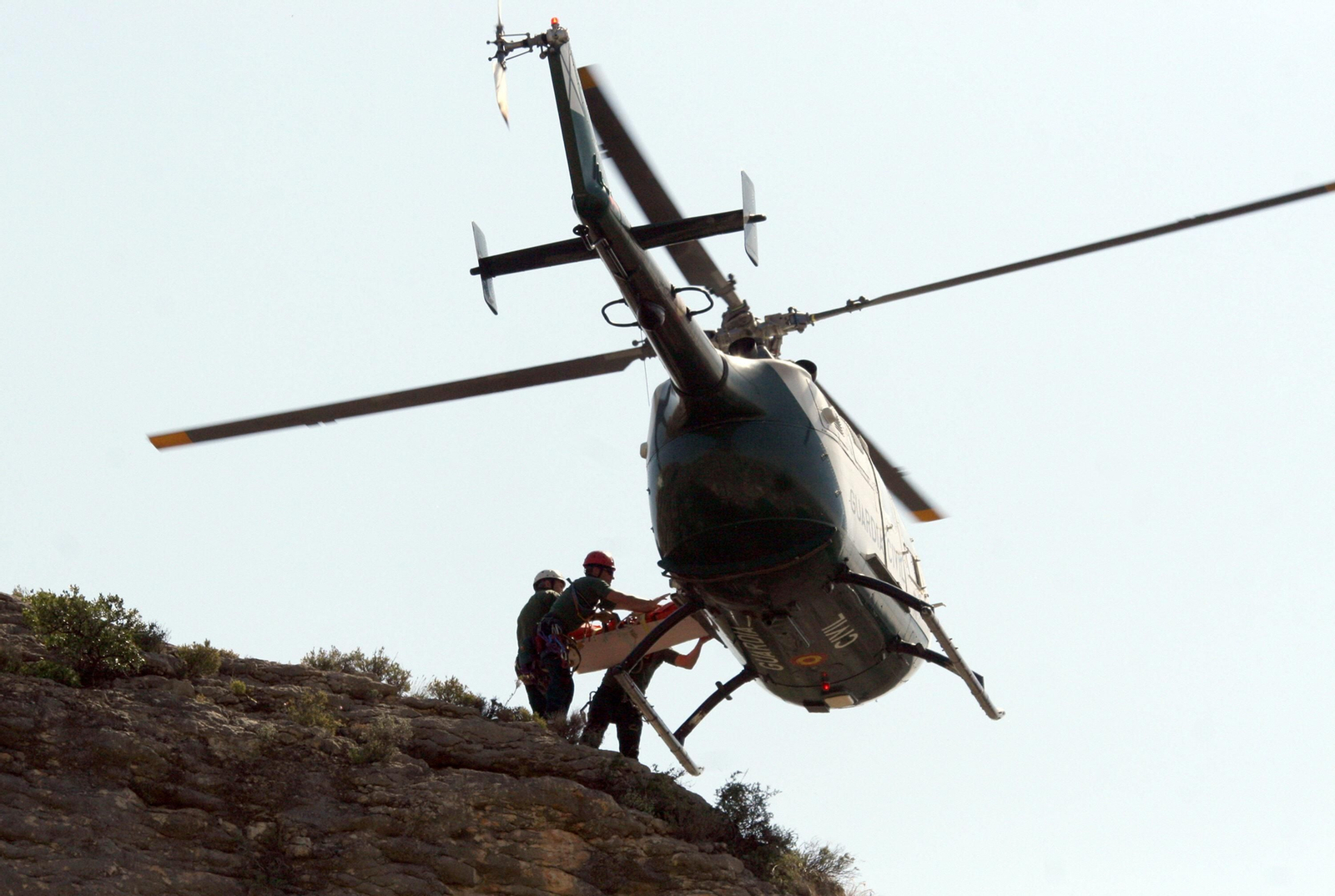 Efectivos de rescate de la Guardia Civil de Granada