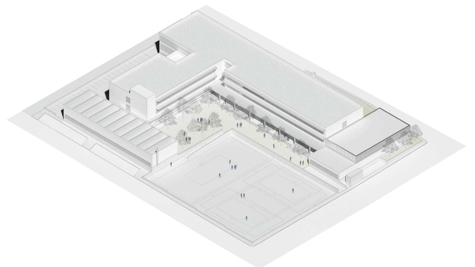 Imagen del proyecto del nuevo IES Caura.