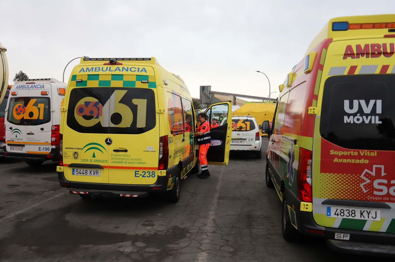Simulacro de accidente en el Puerto de Huelva dentro del ejercicio regional RespuestA22, en imágenes