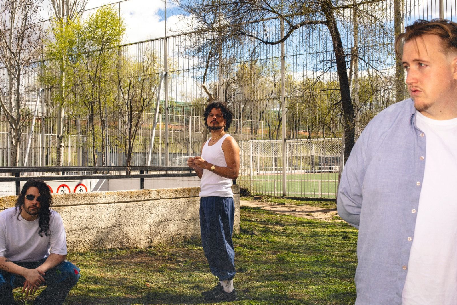 De izquierda a derecha: Benito, Luislo y Omar, integrantes de Çantamarta, en una foto promocional.