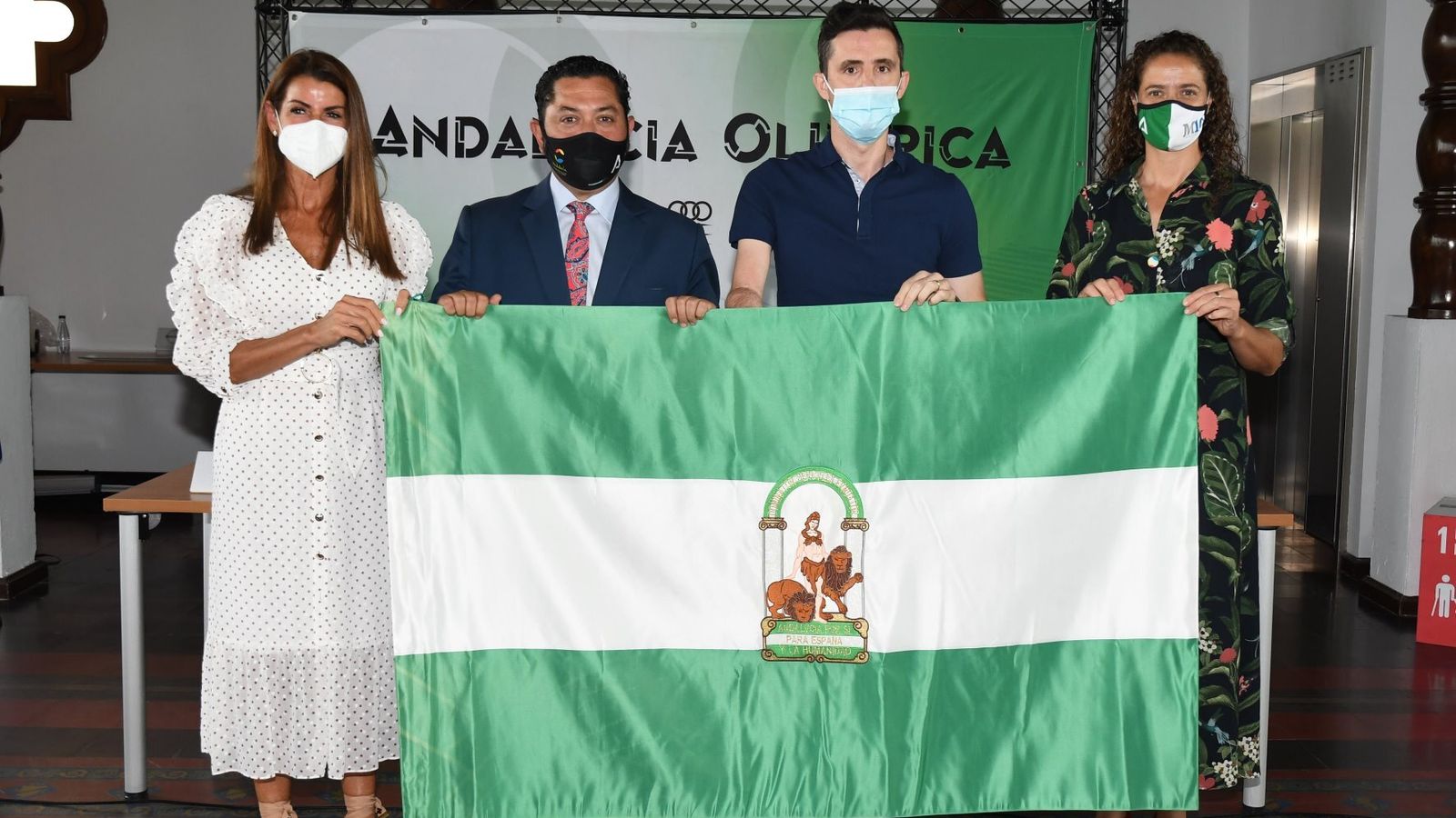 Imagen del acto de la FundaciónAndalucía Olímpica.