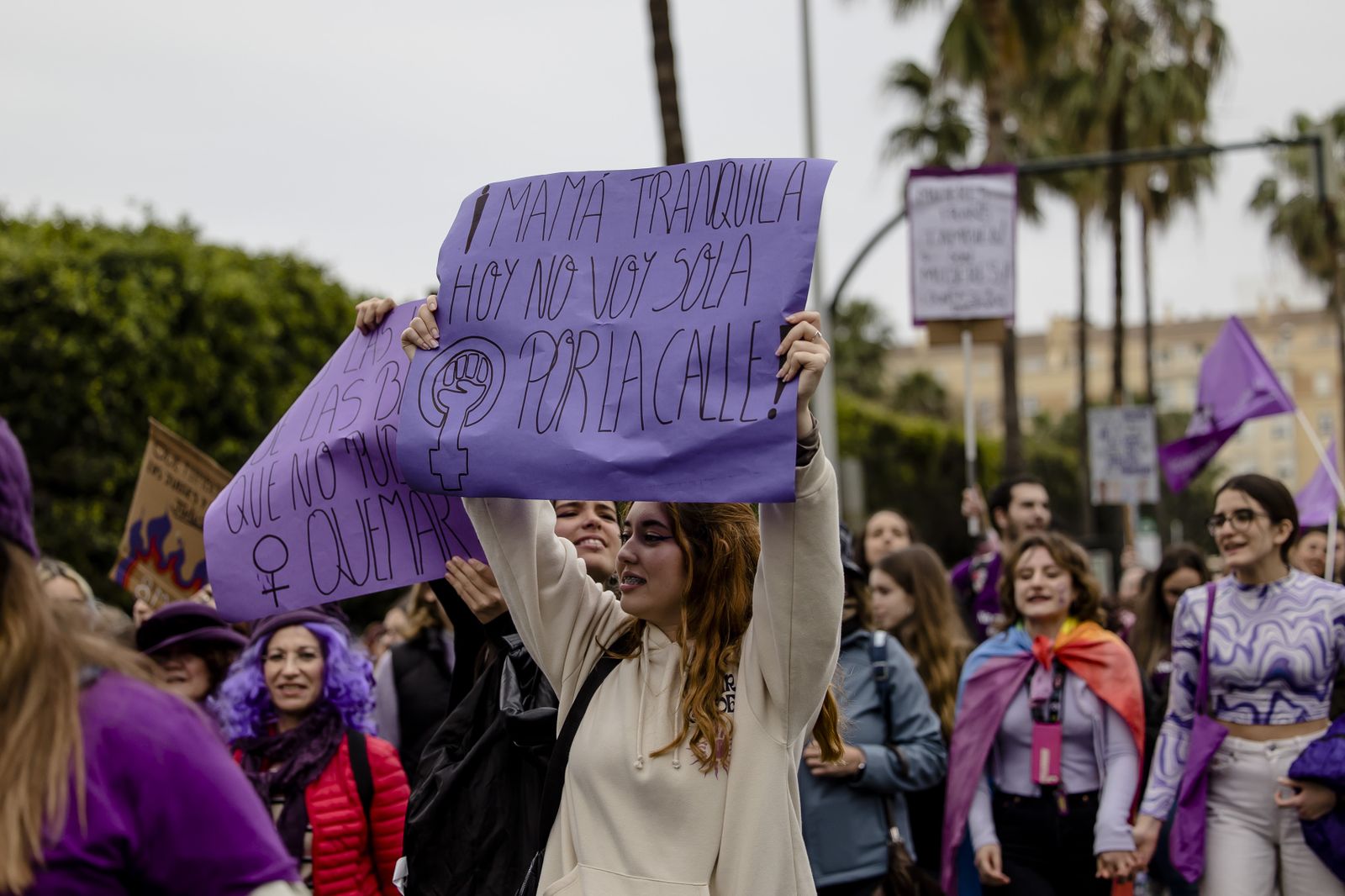 Las imágenes de la manifestación del 8M en Cádiz.