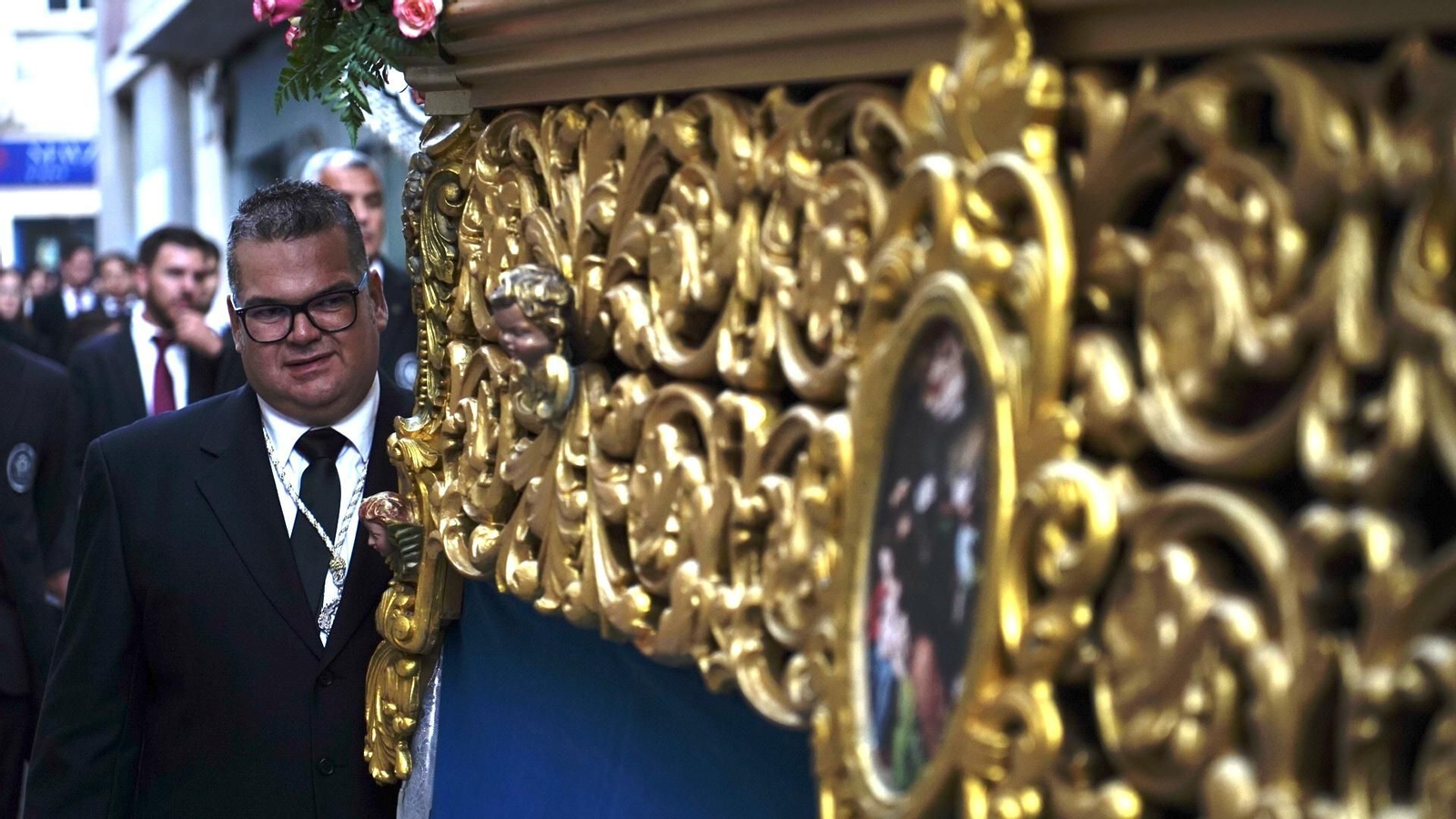 Fotografias de la procesión de la Virgen de Europa por las calles de Algeciras