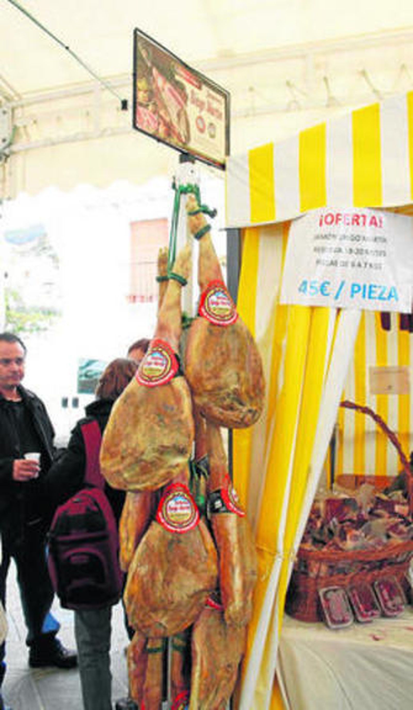 El jamón, protagonista en Navidad.
