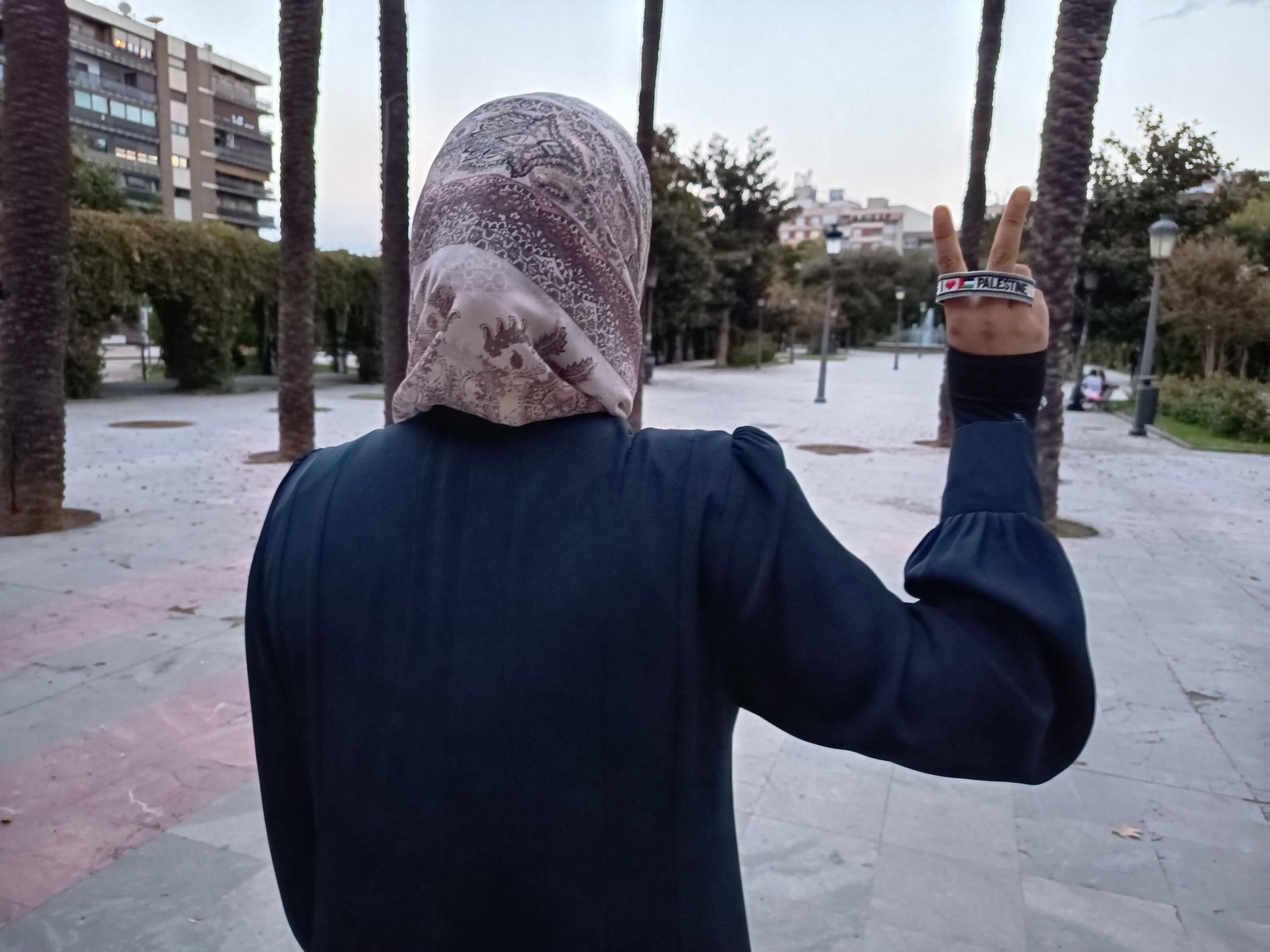 Alfarasha en el Parque de la Concordia.