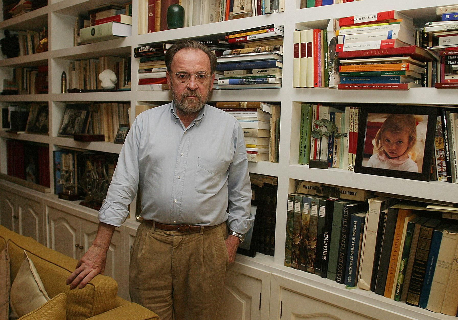 Antonio Burgos, en su domicilio.