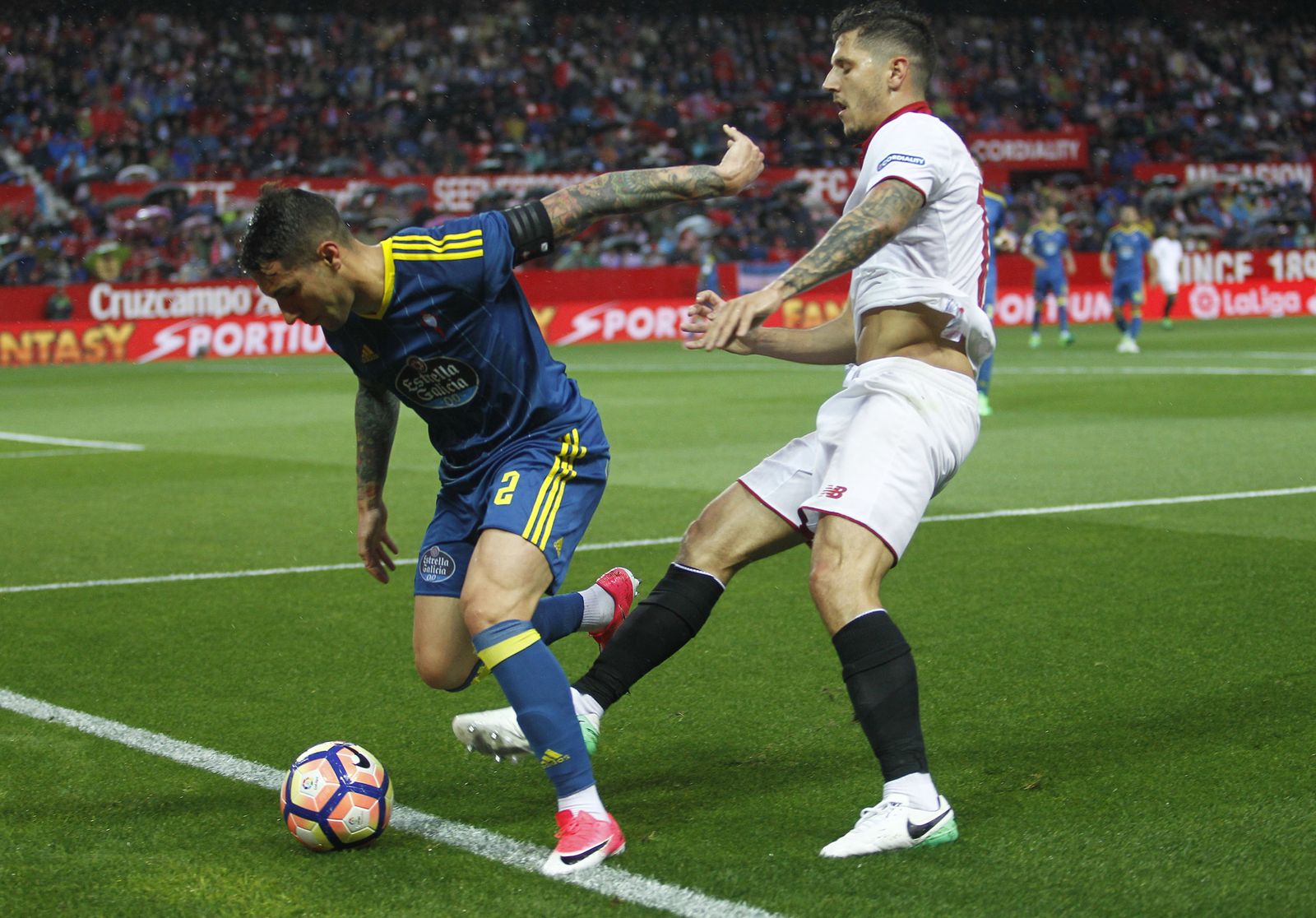 El Sevilla FC-Celta de Vigo, en imágenes