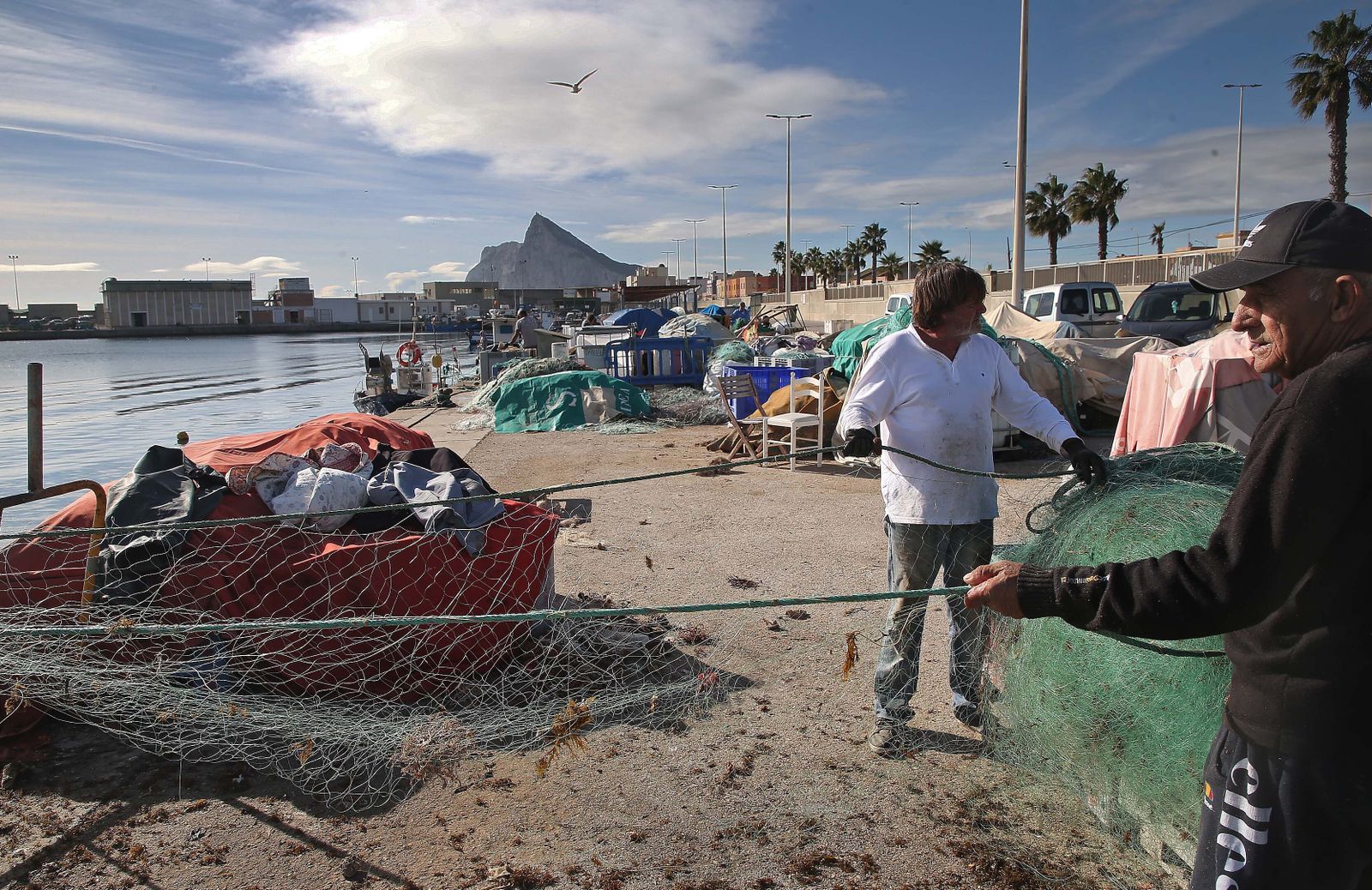El puerto pesquero de La Línea, en imágenes