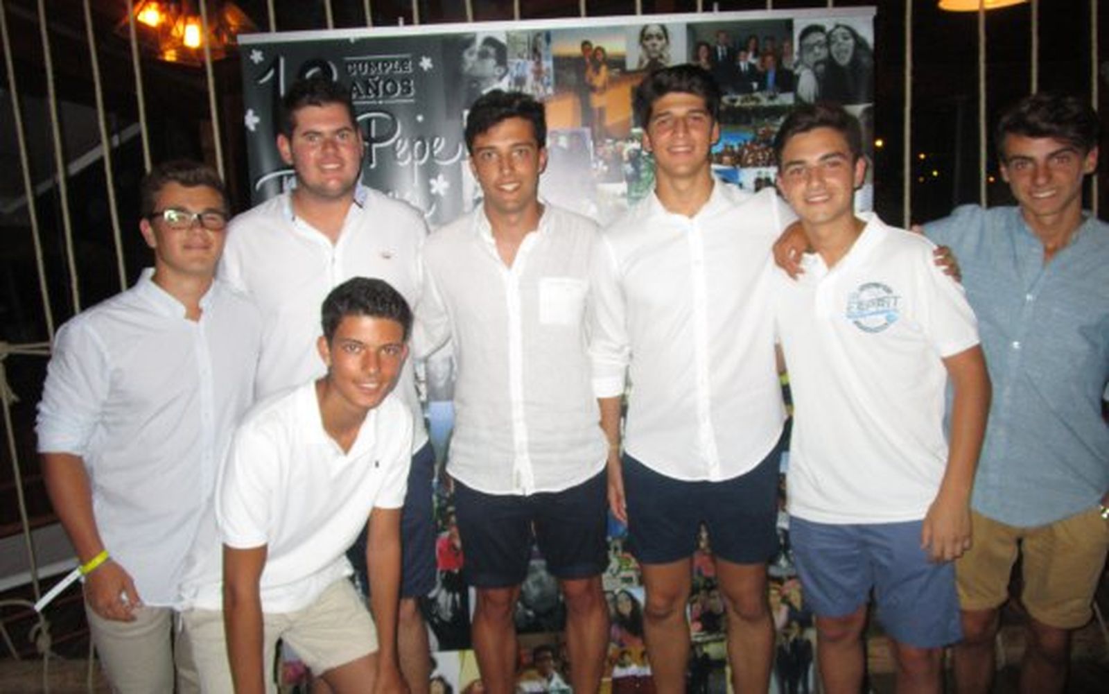 Carlos Ruiz, Pepe Docampo, Francisco Mesa, Pepe Peinado, Antonio Oviedo, Juan Carlos Fernández y José Marques.

Foto: Ignacio Casas de Ciria