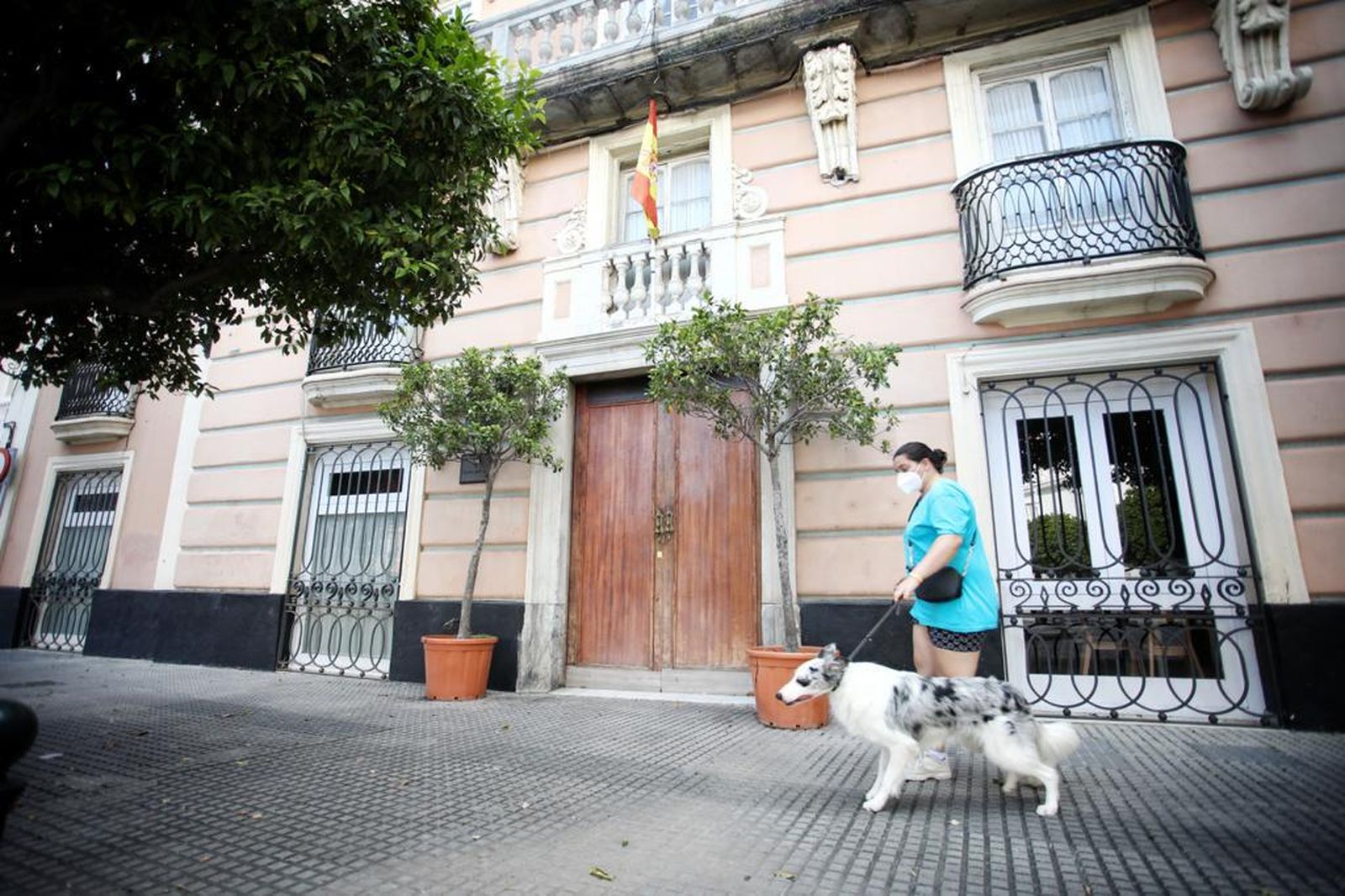 Fachada del Casino Gaditano