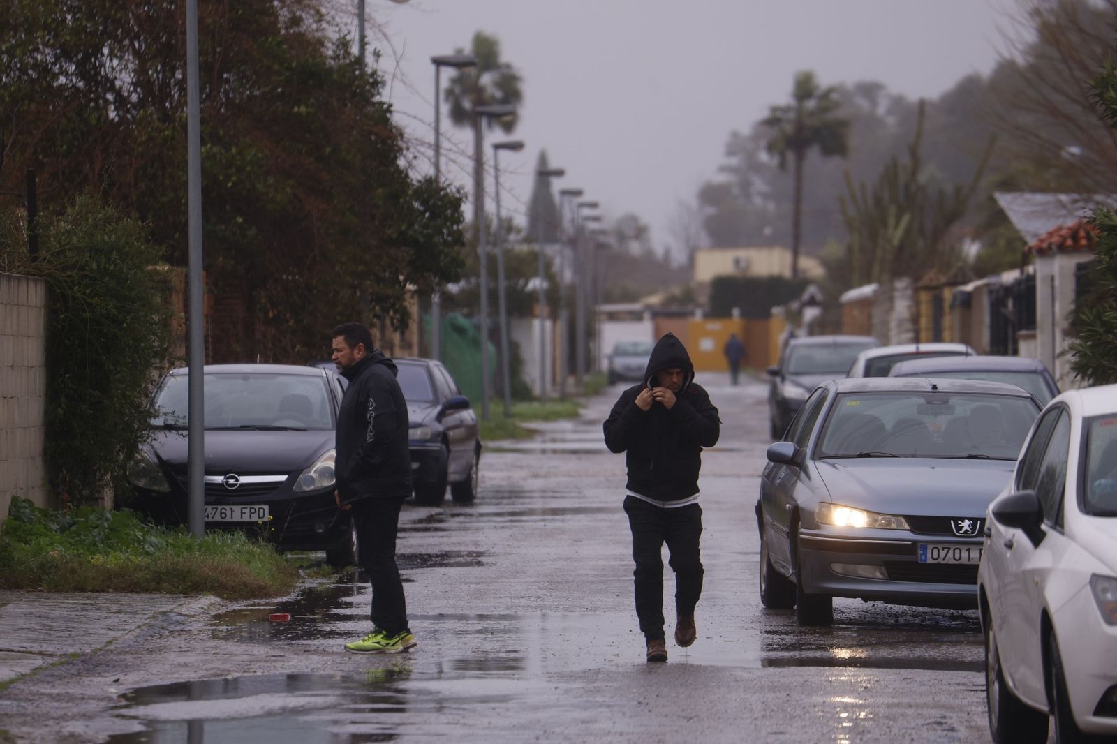 Los vecinos de Guadalvalle desalojan sus parcelas por la crecida del Guadalquivir, en imágenes