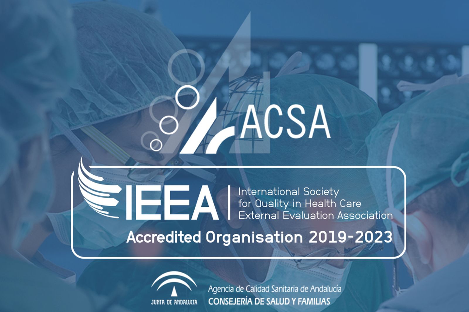 El sello de calidad de la International Society for Quality in Health Care.