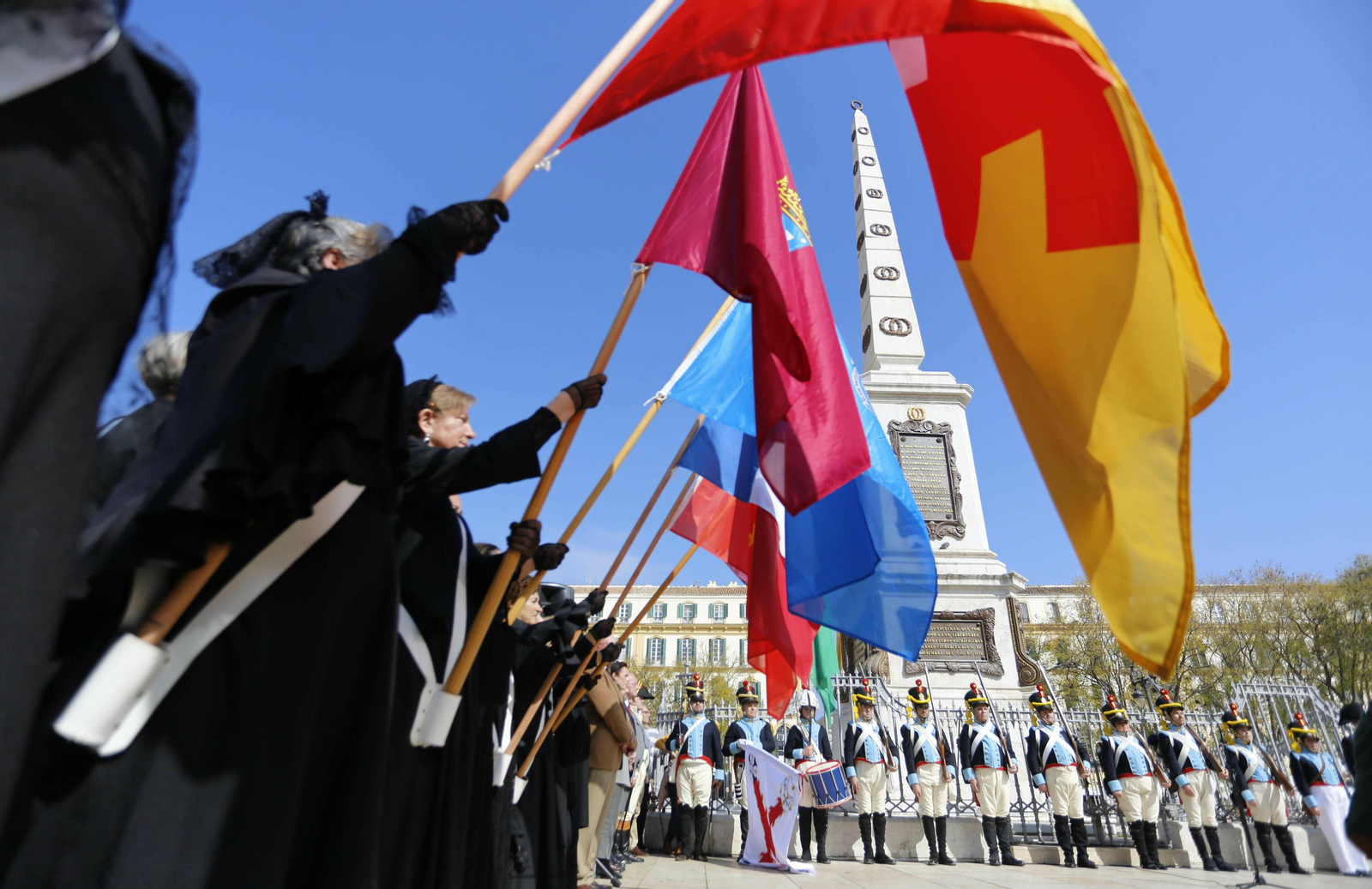 Acto de homenaje en el bicentenario de la entrada de Rafael de Riego en Málaga.