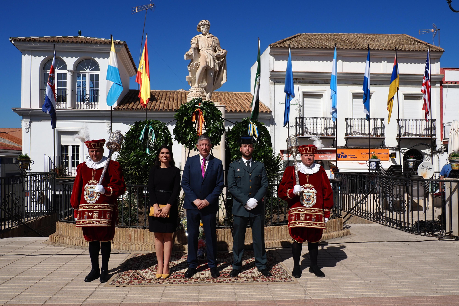 Actos de celebración del Día de la Hispanidad en Palos de la Frontera