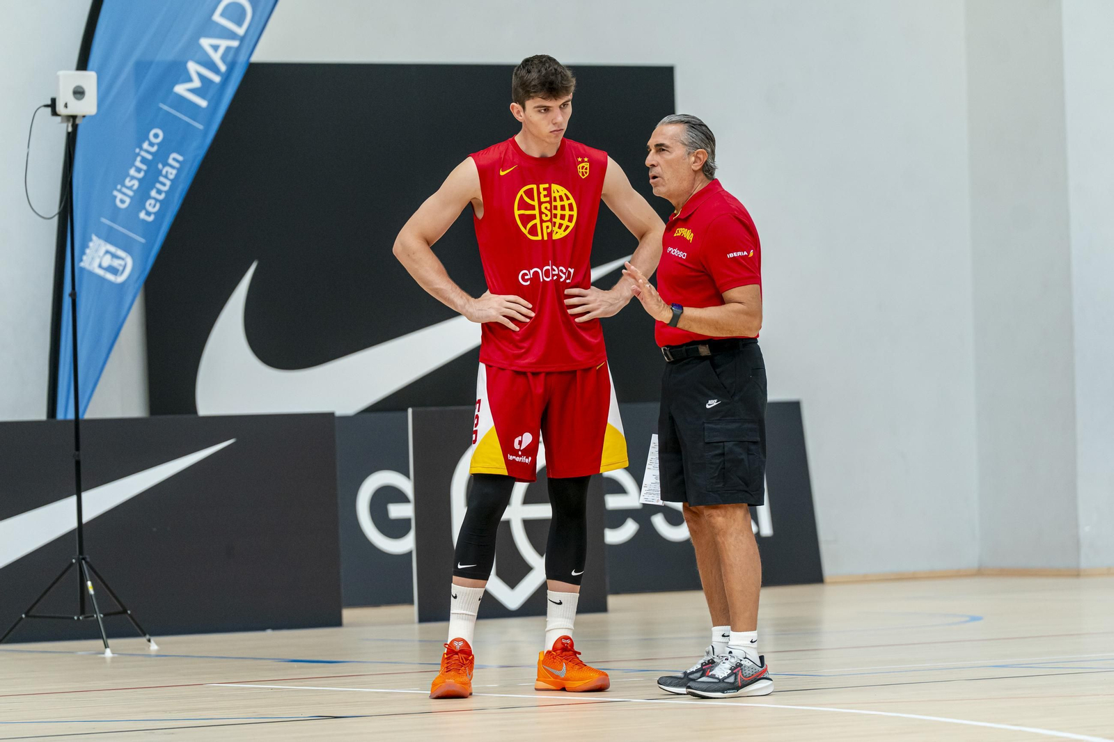 España acaba su trabajo en Madrid antes de venir a Málaga