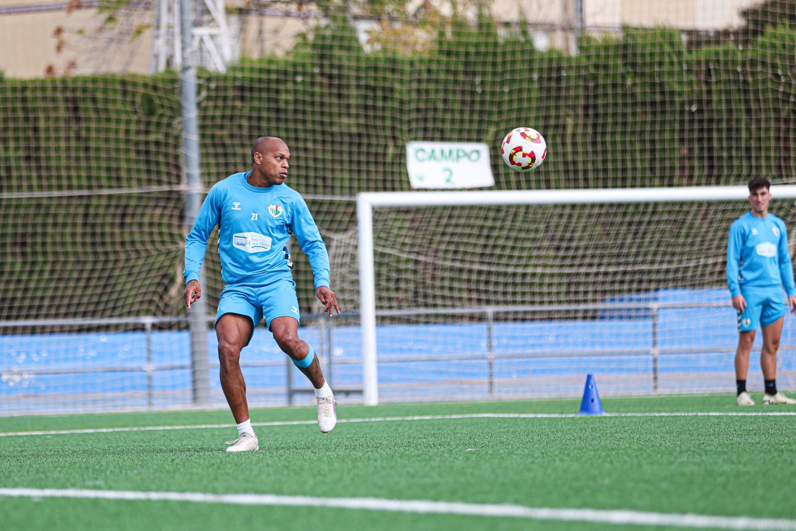 Biabiany, entrenándose.