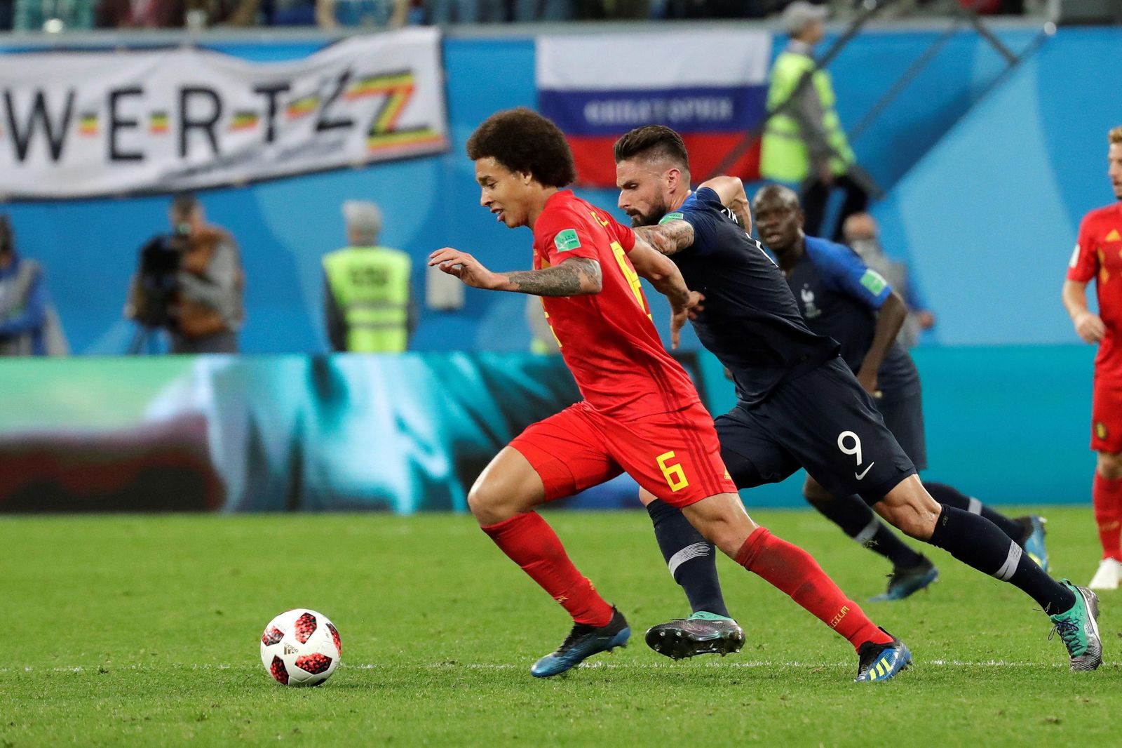 Las imágenes del Francia-Bélgica