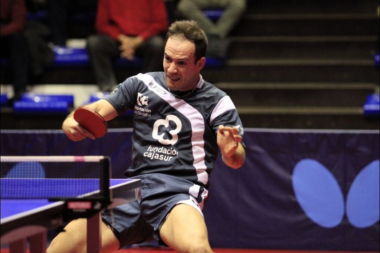 André Silva devuelve una bola durante un partido de esta temporada.