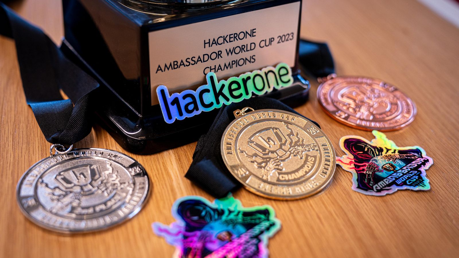 Los trofeos logrados por Bouali en Buenos Aires.